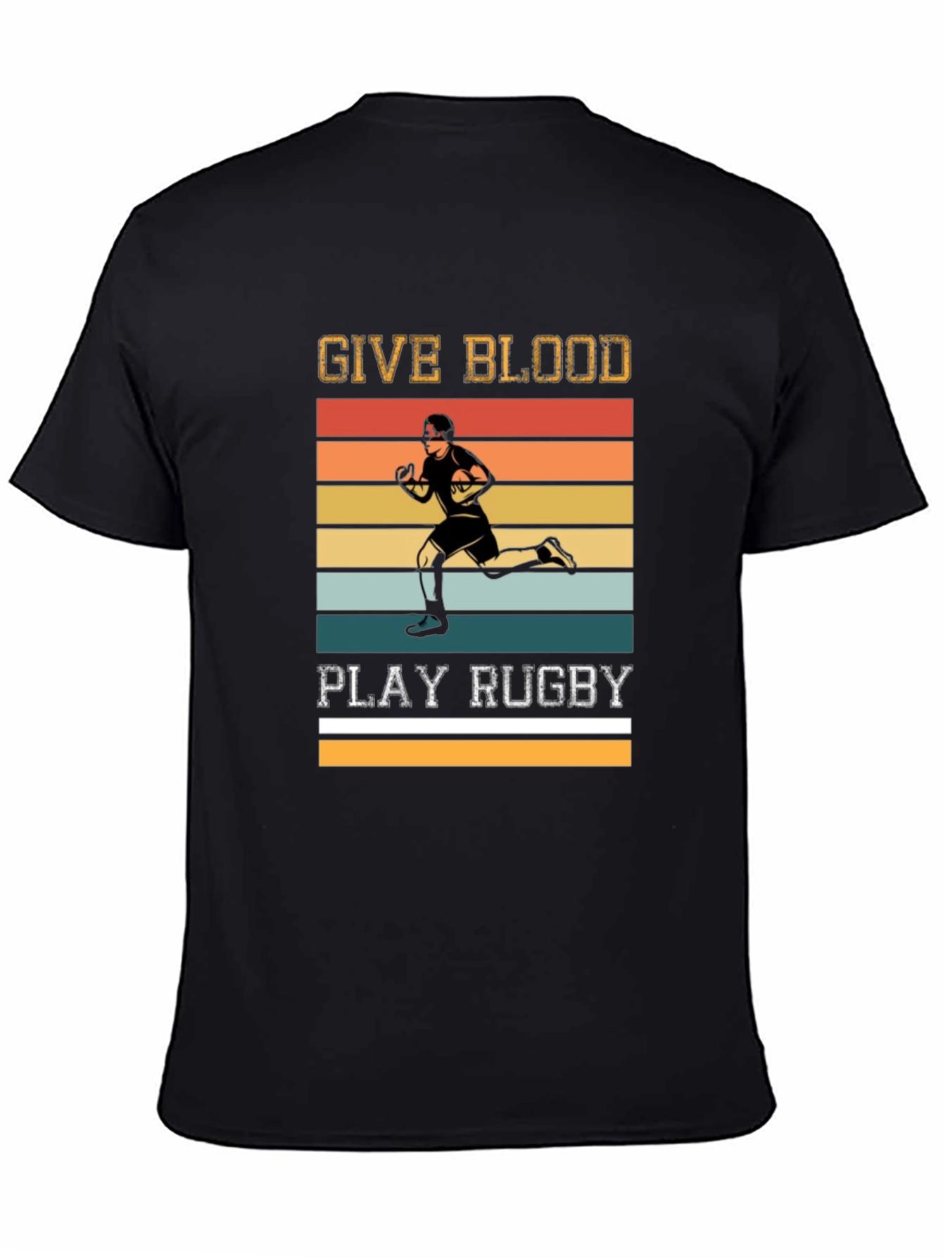 Give Blood Play Rugby Graphic Tee