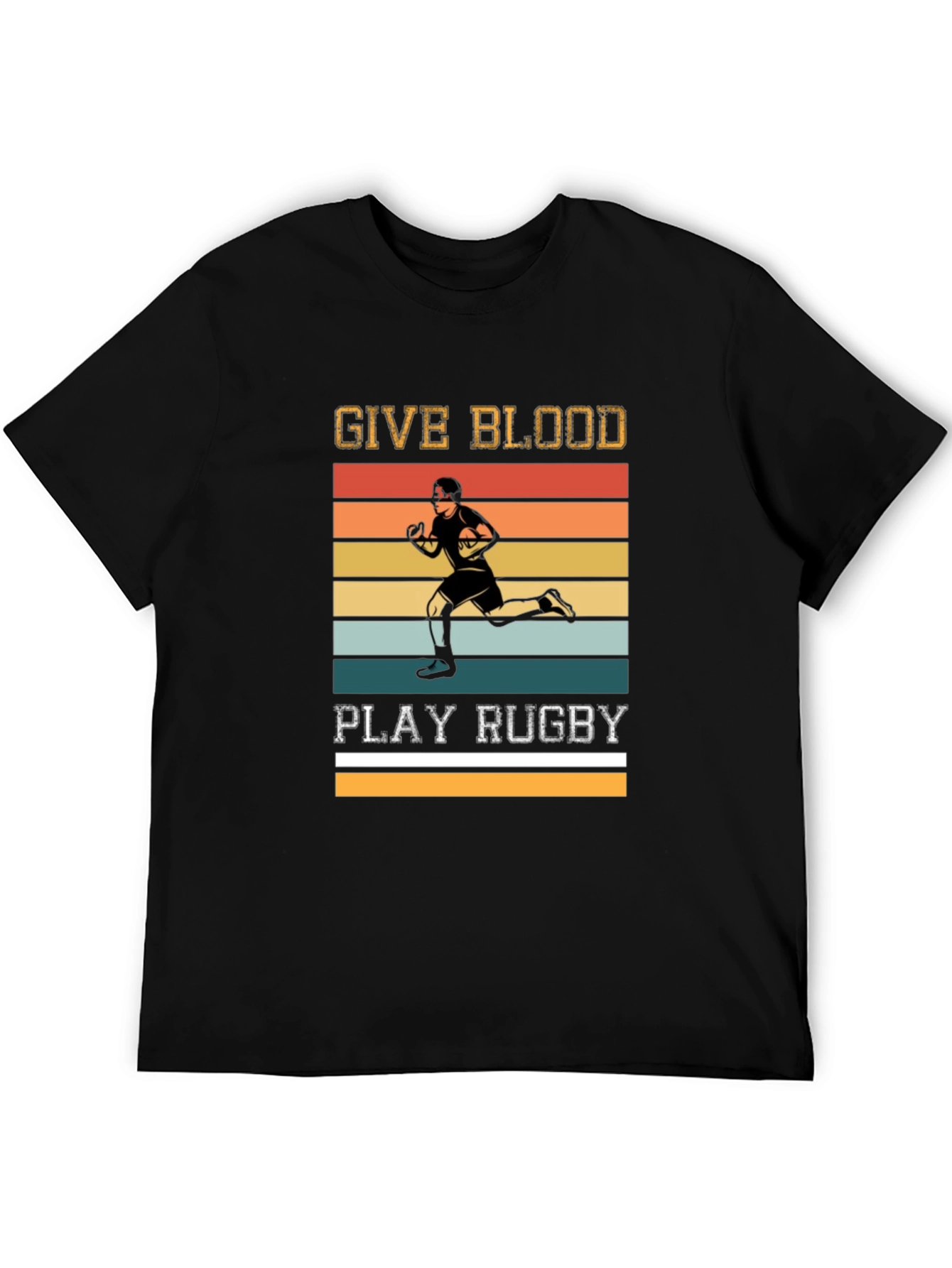 Give Blood Play Rugby Graphic Tee