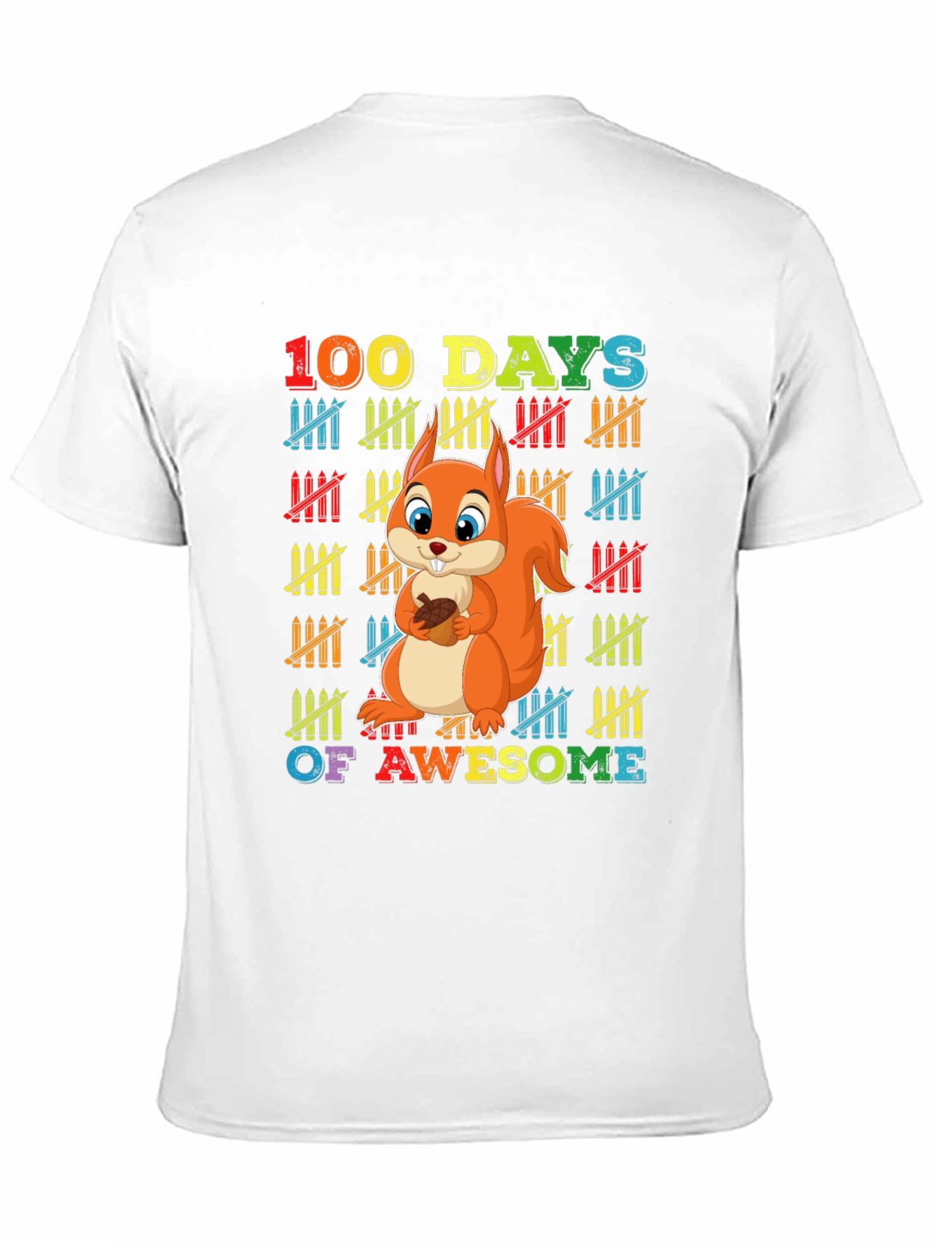 100 Days of Awesome Squirrel T-Shirt