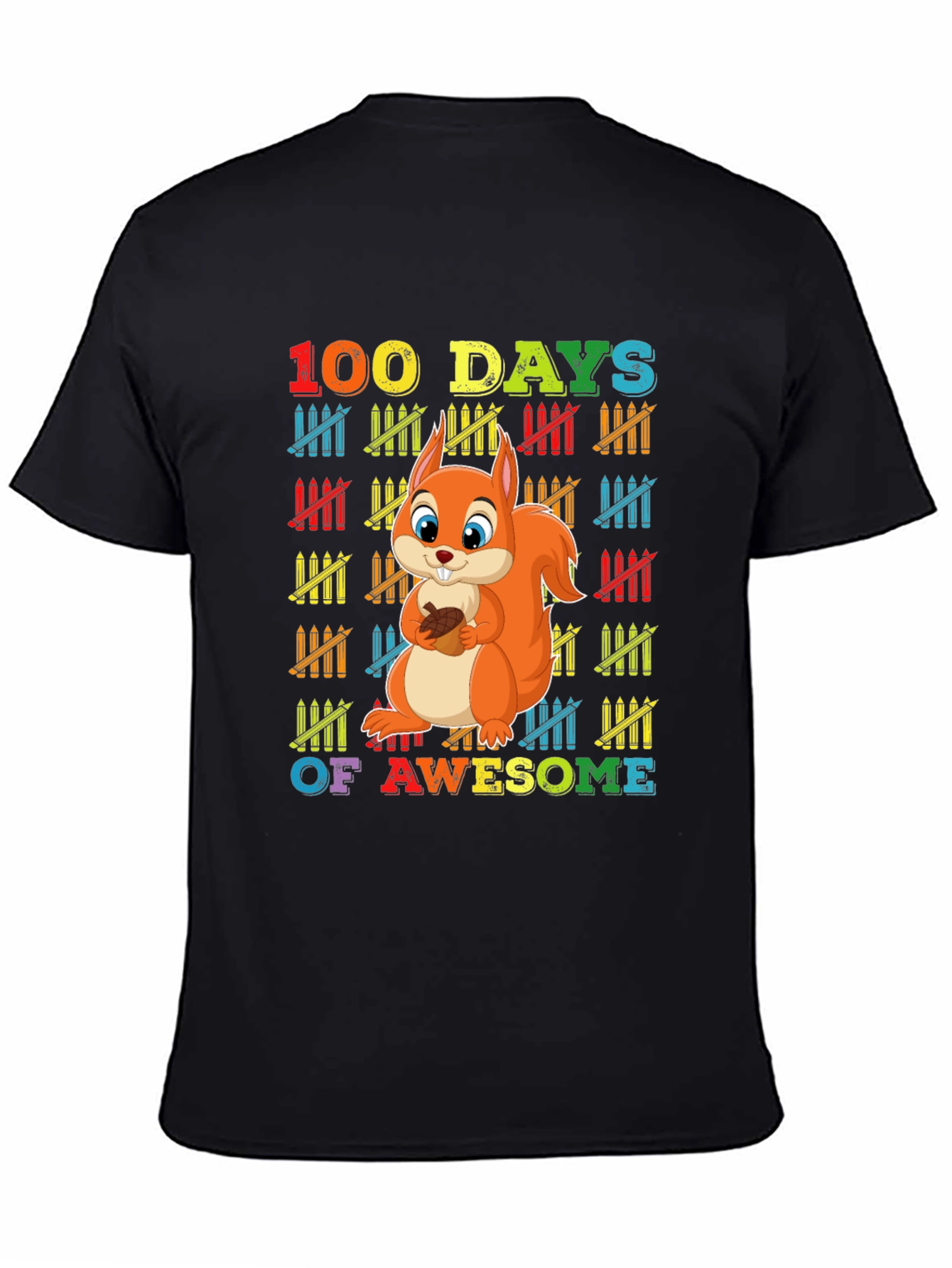 100 Days of Awesome Squirrel T-Shirt