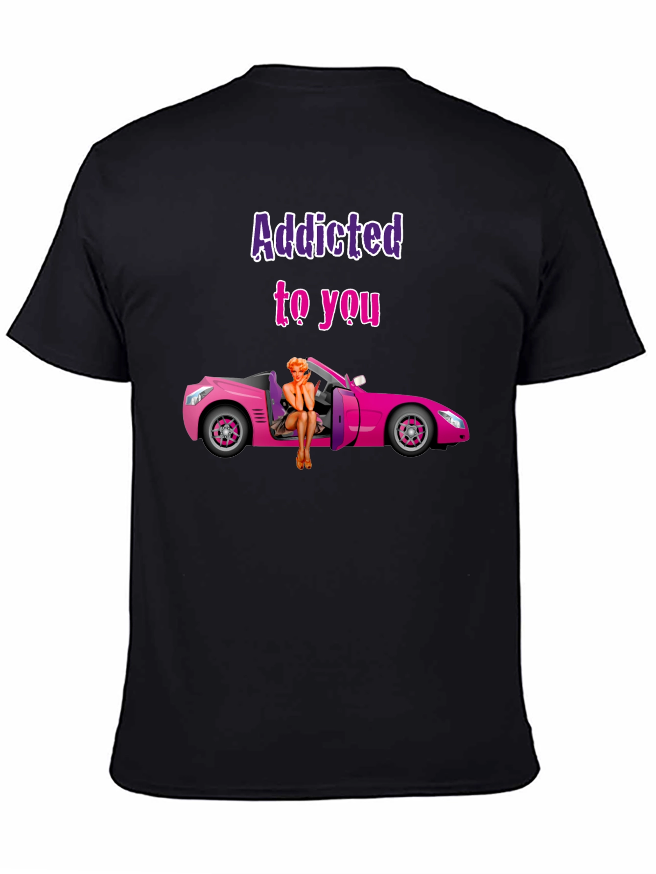 Addicted to You Graphic T-Shirt - Novelty Tee
