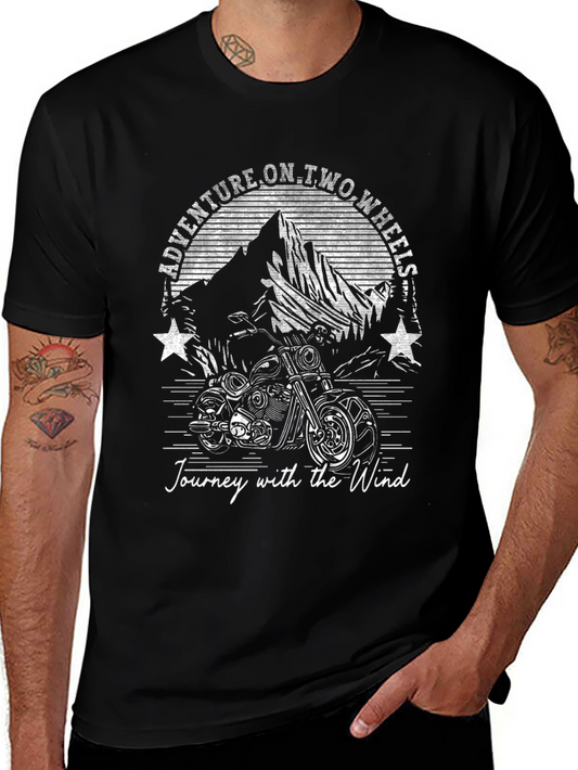 Adventure Motorcycle Graphic Tee