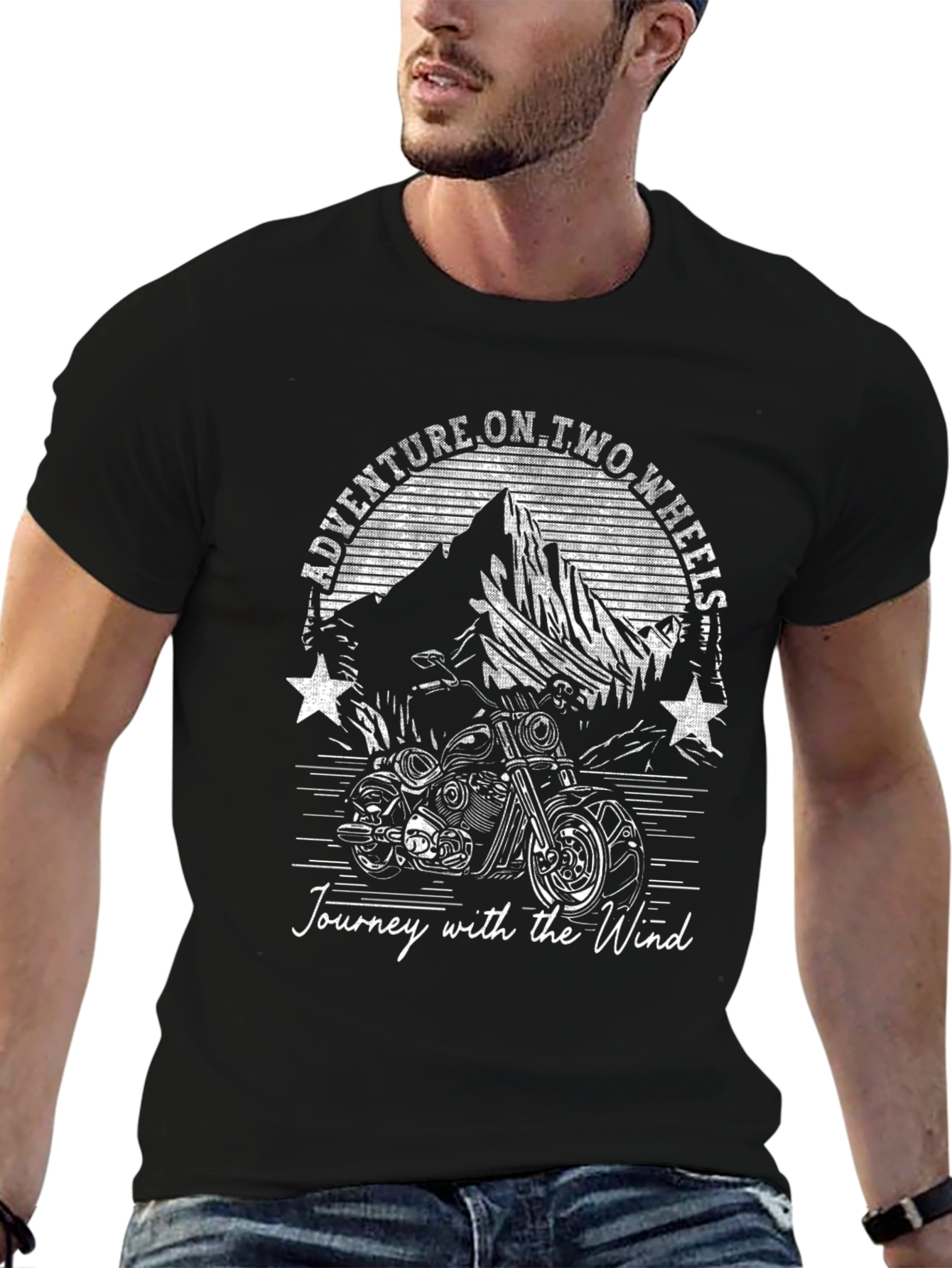 Adventure Motorcycle Graphic Tee
