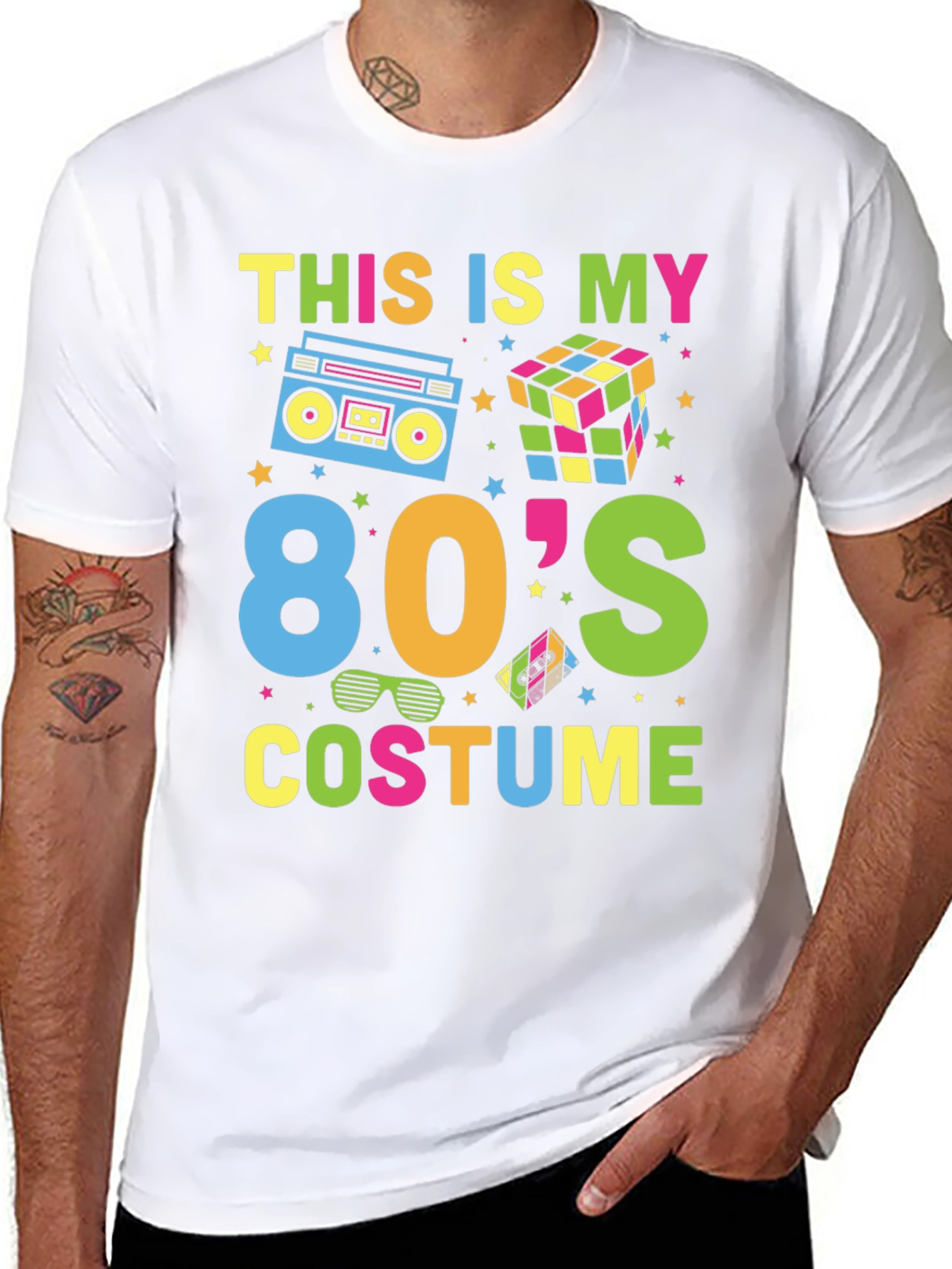 80s Costume T-Shirt - Retro Party Tee
