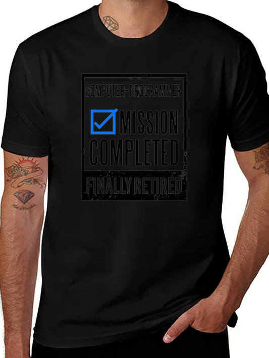 Mission Completed Retired Programmer T-Shirt