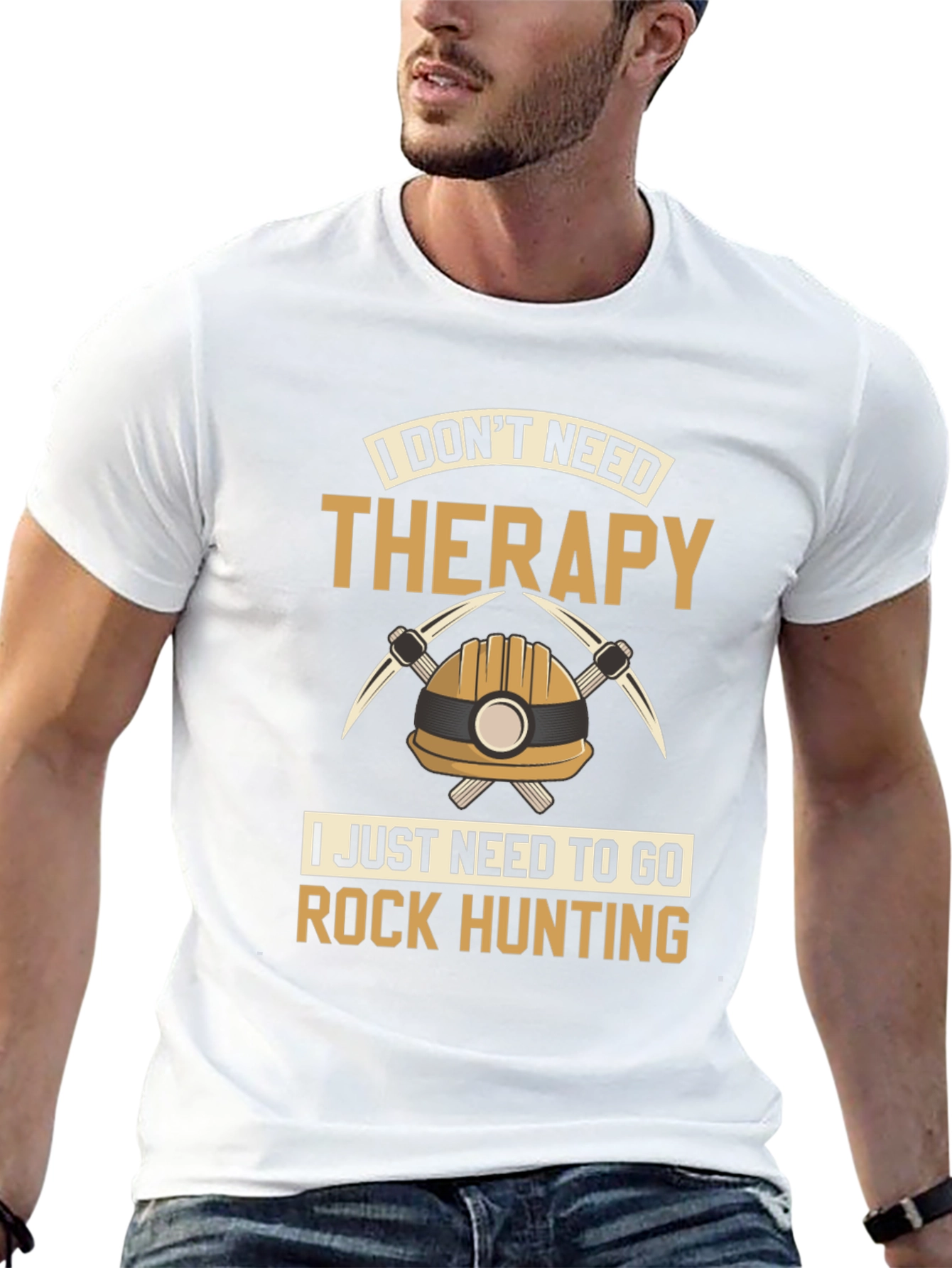 Rock Hunting Therapy Tee
