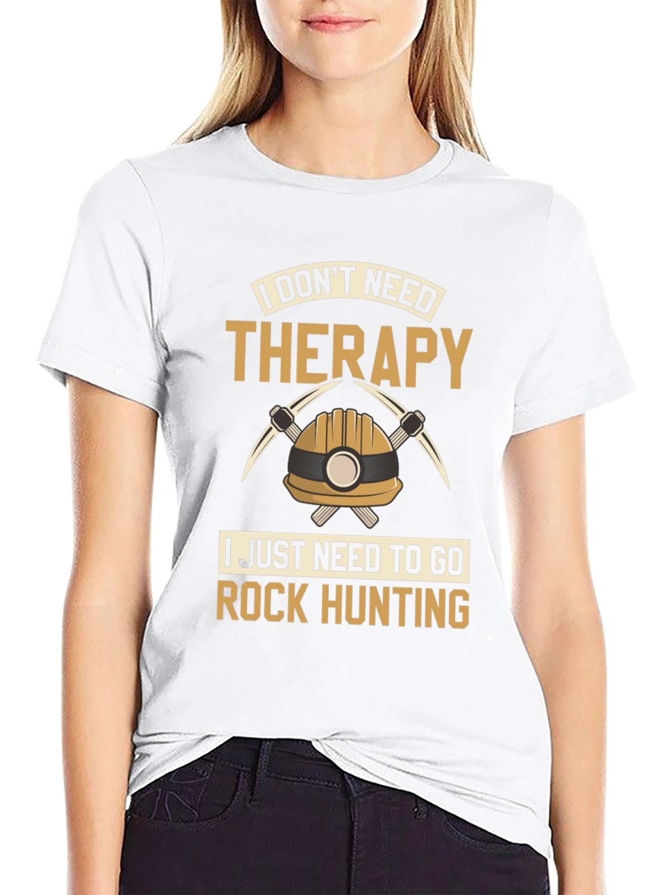 Rock Hunting Therapy Tee