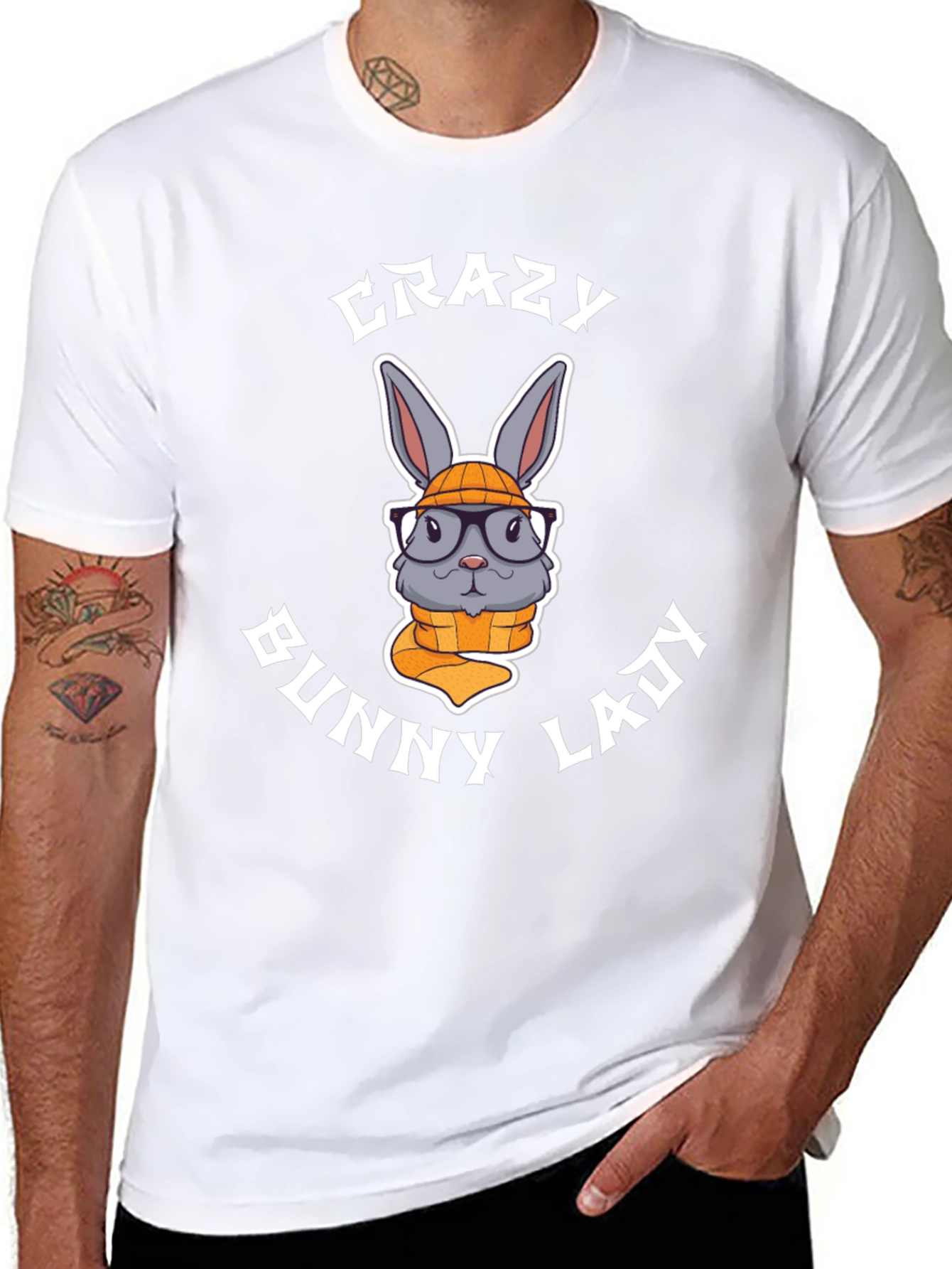Crazy Bunny Lady T-Shirt