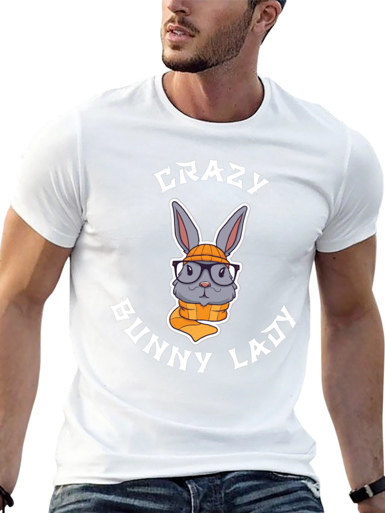 Crazy Bunny Lady T-Shirt