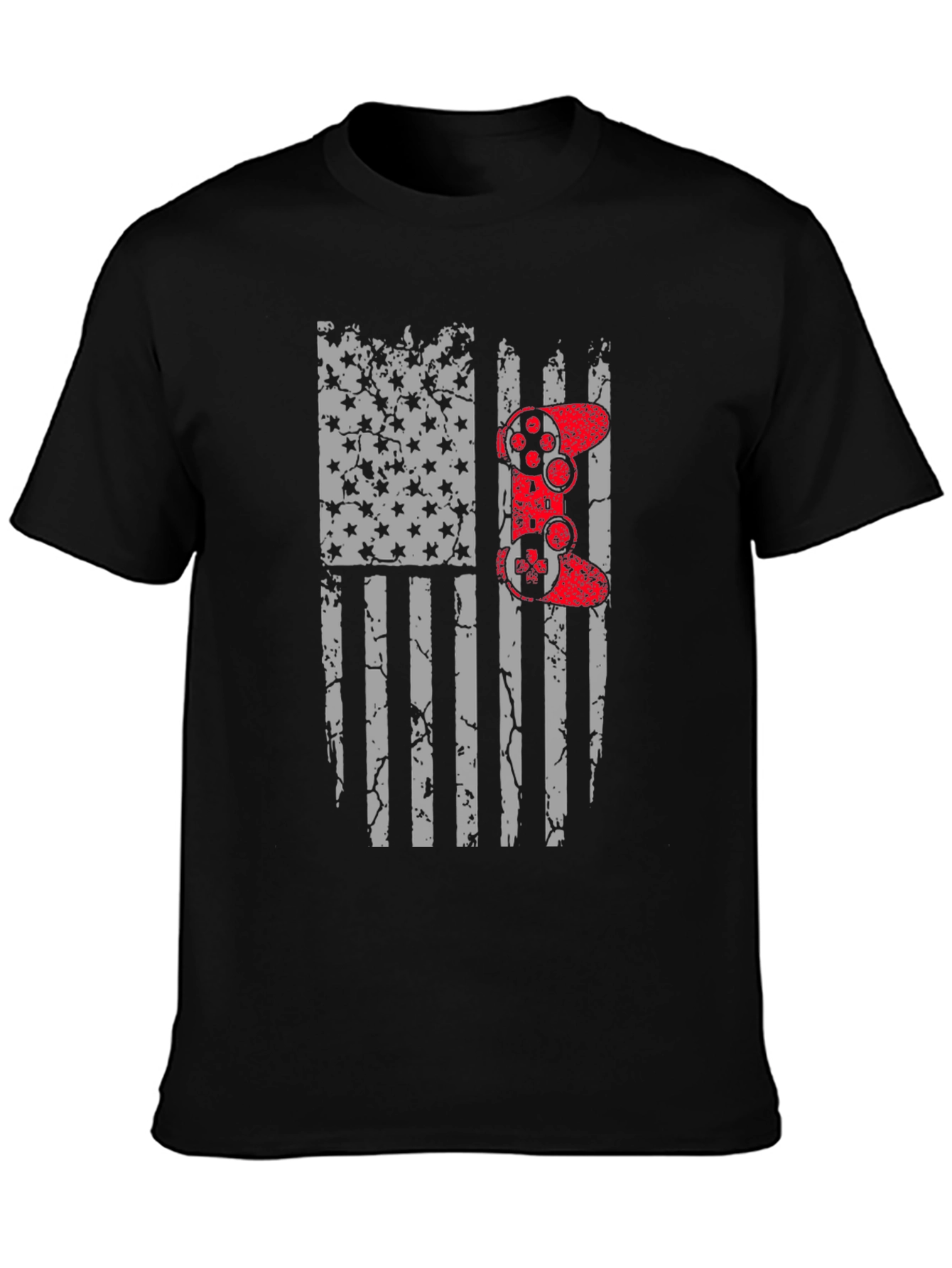 Gaming USA Flag Graphic Tee