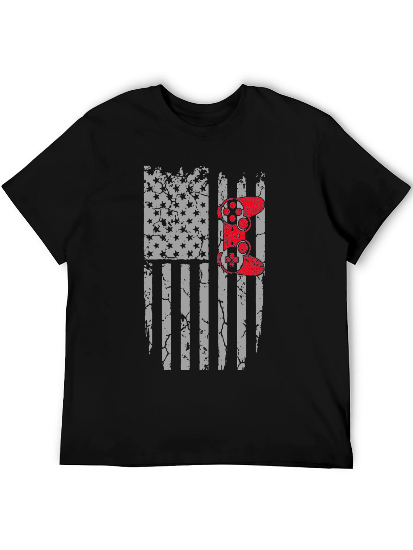 Gaming USA Flag Graphic Tee