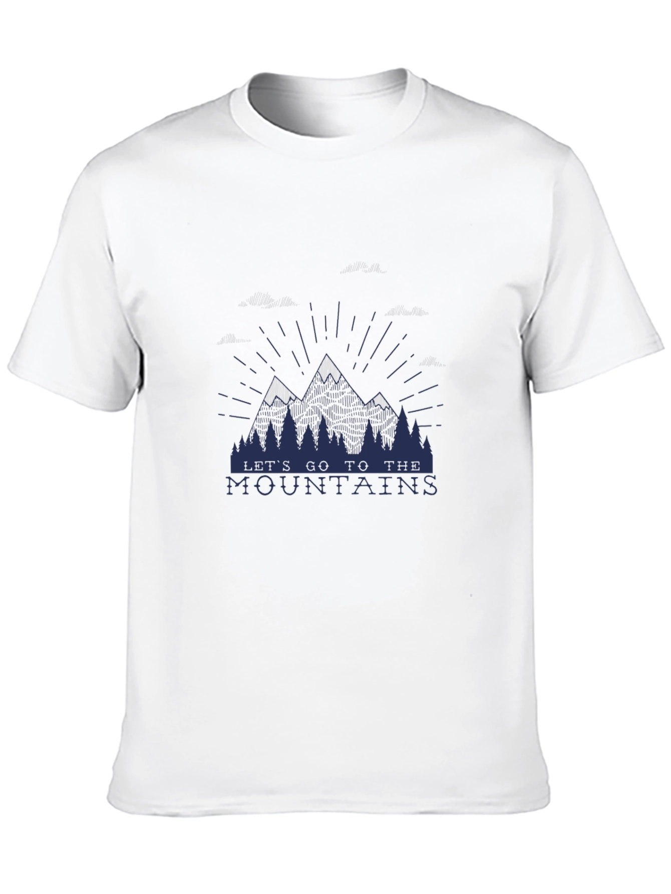 Lets Go To The Mountains Graphic T-Shirt