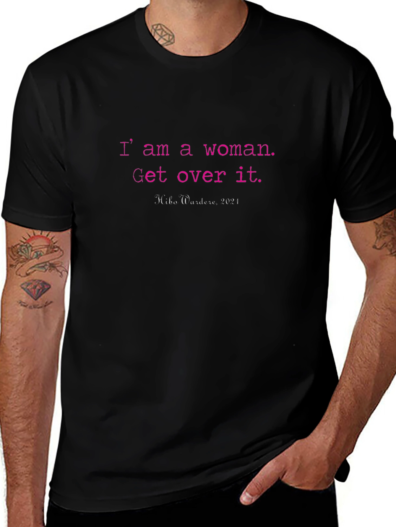 I am a Woman T-Shirt - Empowering Statement Tee