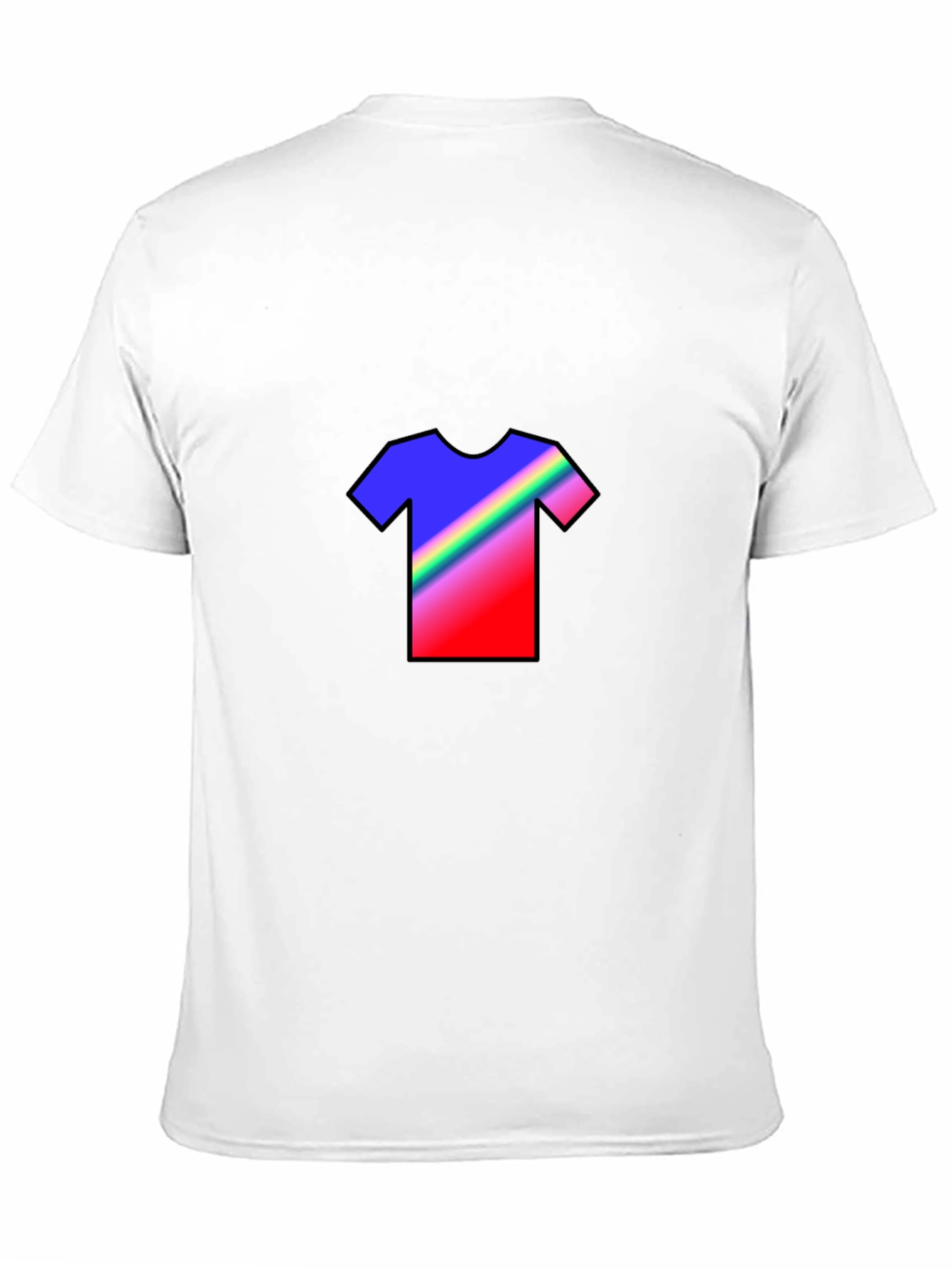 Rainbow Graphic Tee - Mens Black T-Shirt
