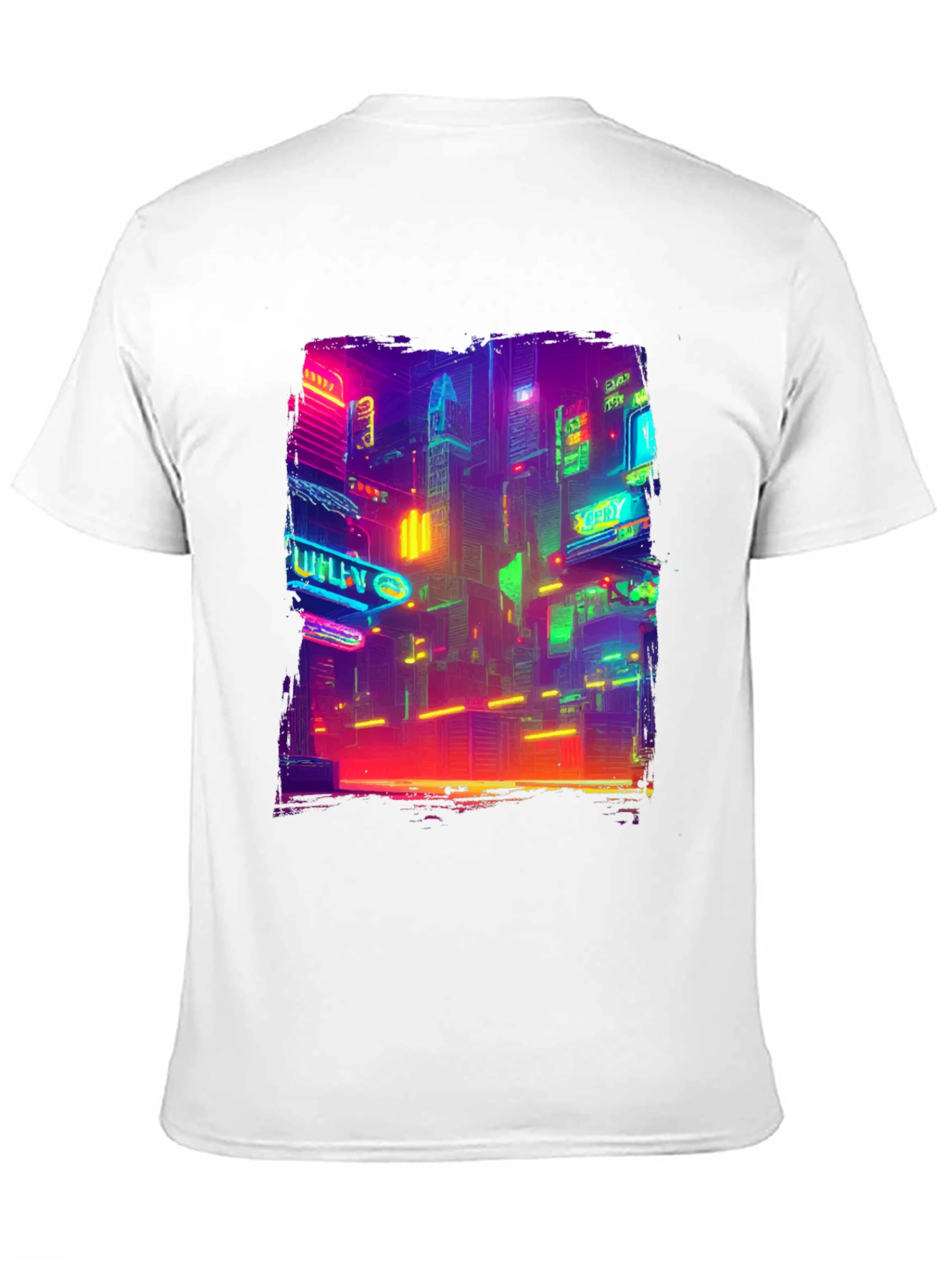 Cyberpunk Cityscape T-Shirt