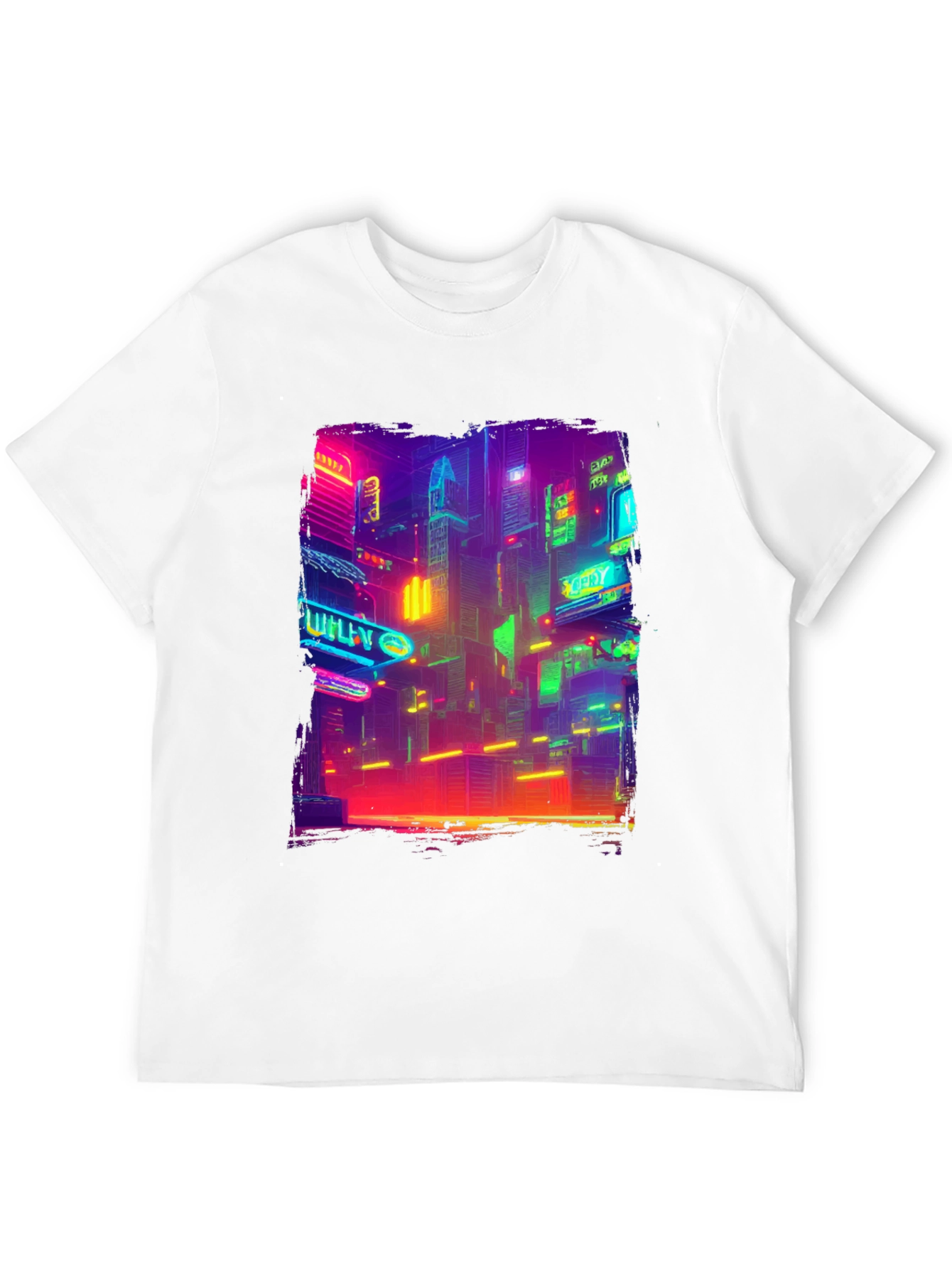 Cyberpunk Cityscape T-Shirt