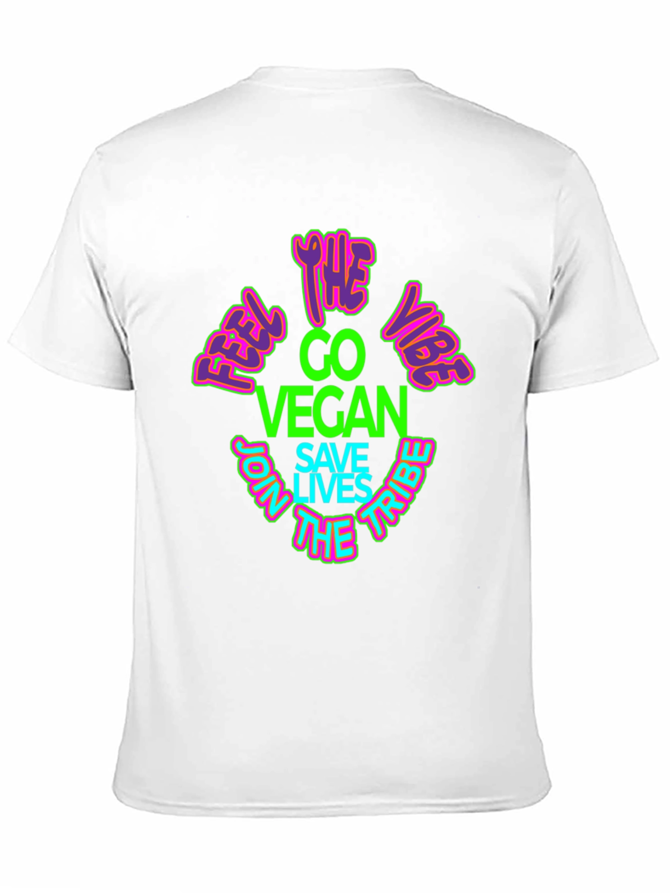 Vegan Vibe T-Shirt - Save Lives Join the Tribe!
