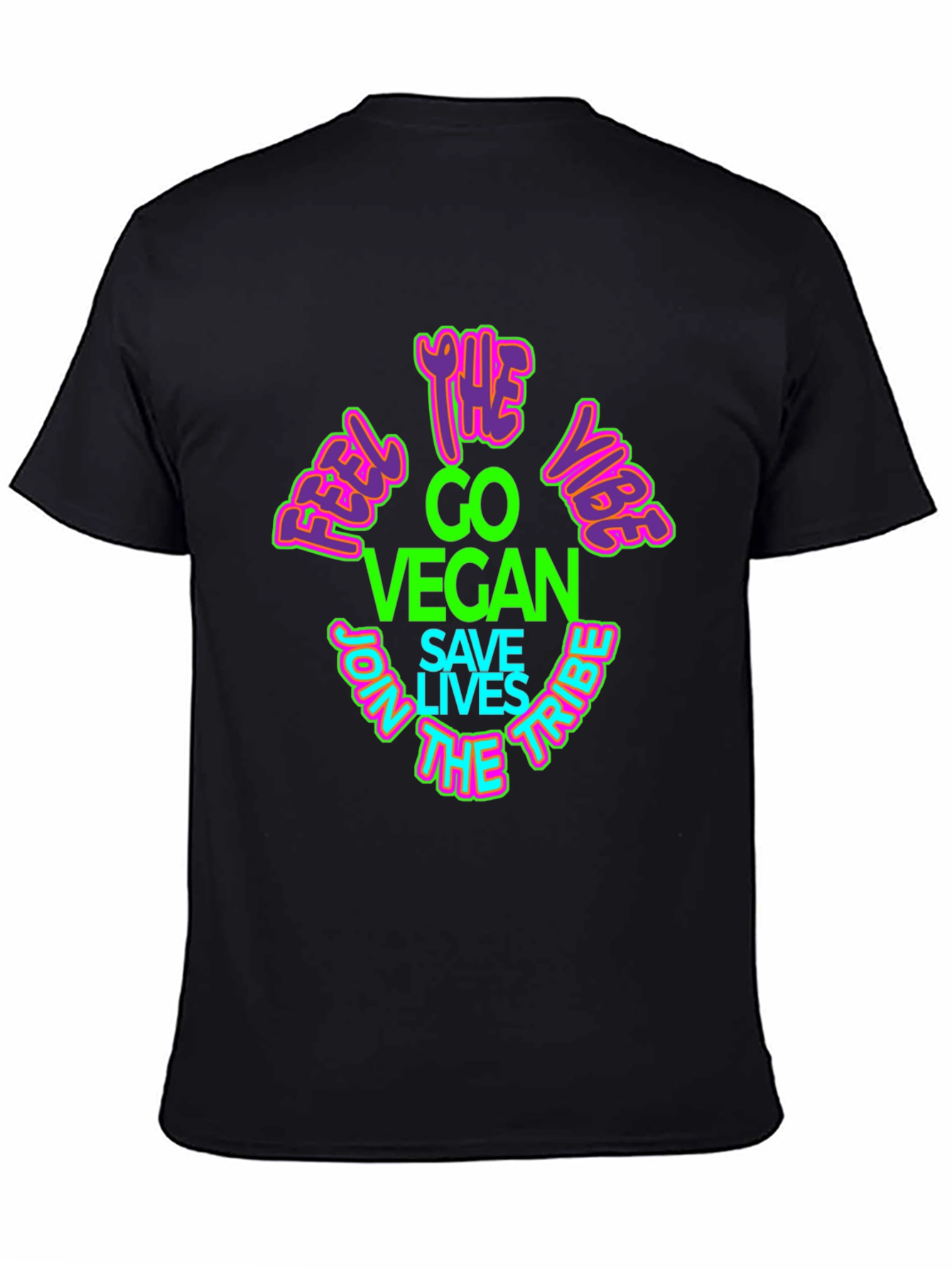 Vegan Vibe T-Shirt - Save Lives Join the Tribe!