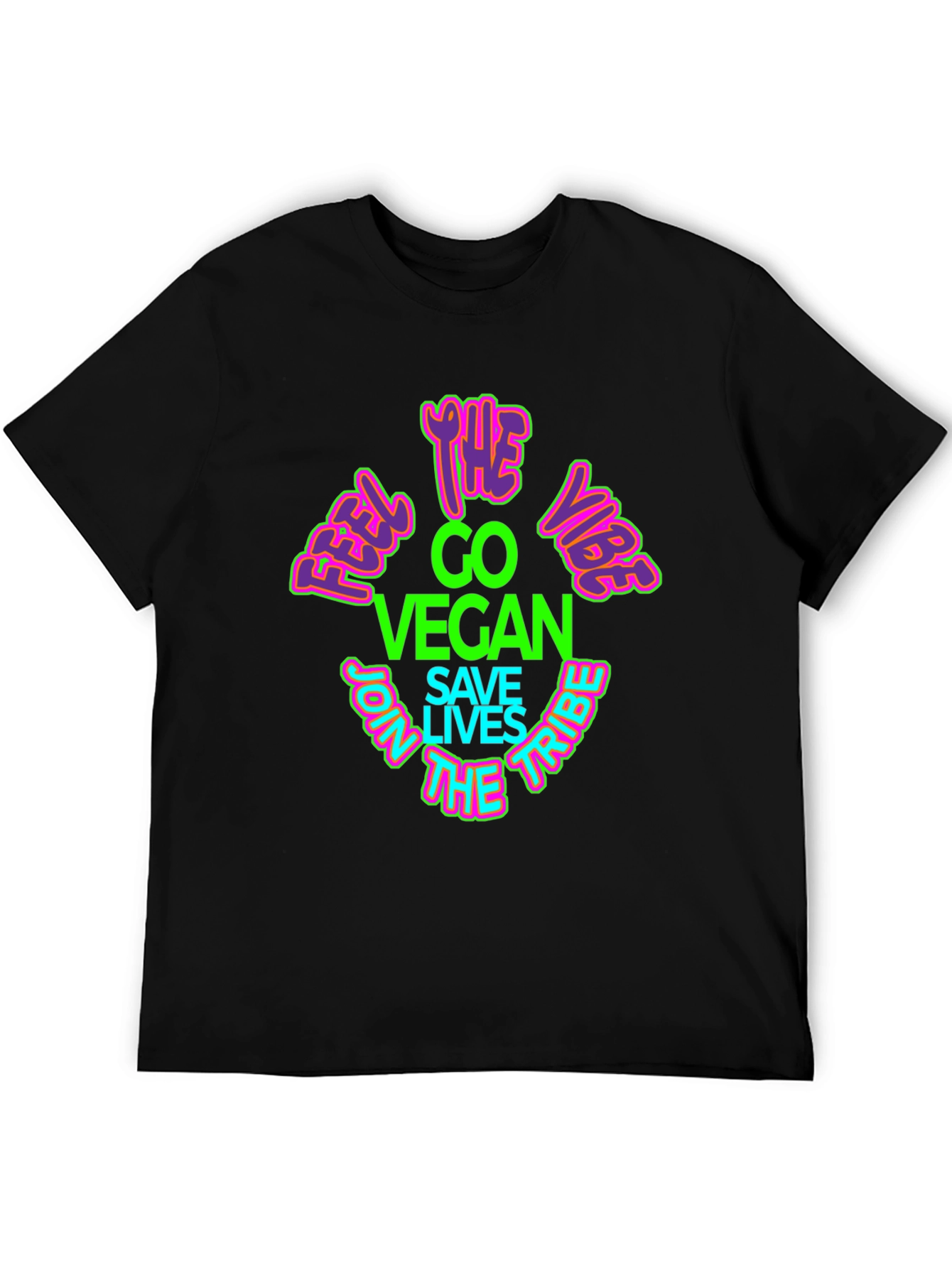 Vegan Vibe T-Shirt - Save Lives Join the Tribe!