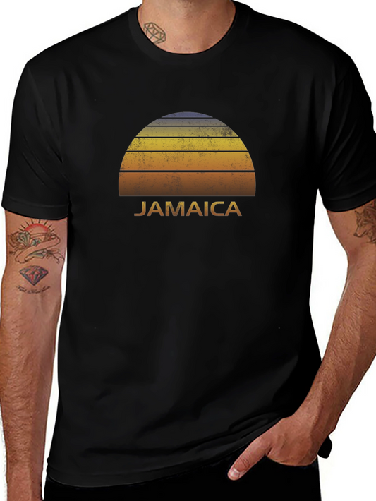 Vintage Jamaica Sunset T-Shirt - Retro Island Vibes