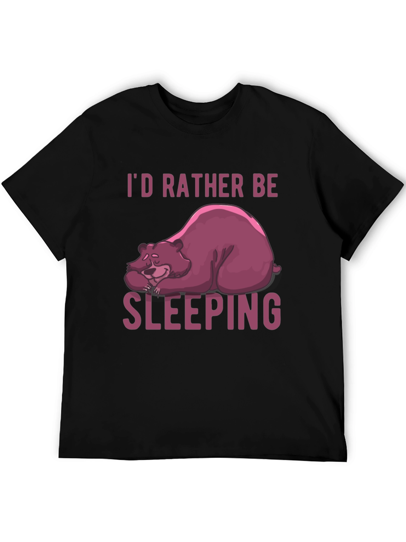 Id Rather Be Sleeping Bear Graphic Tee