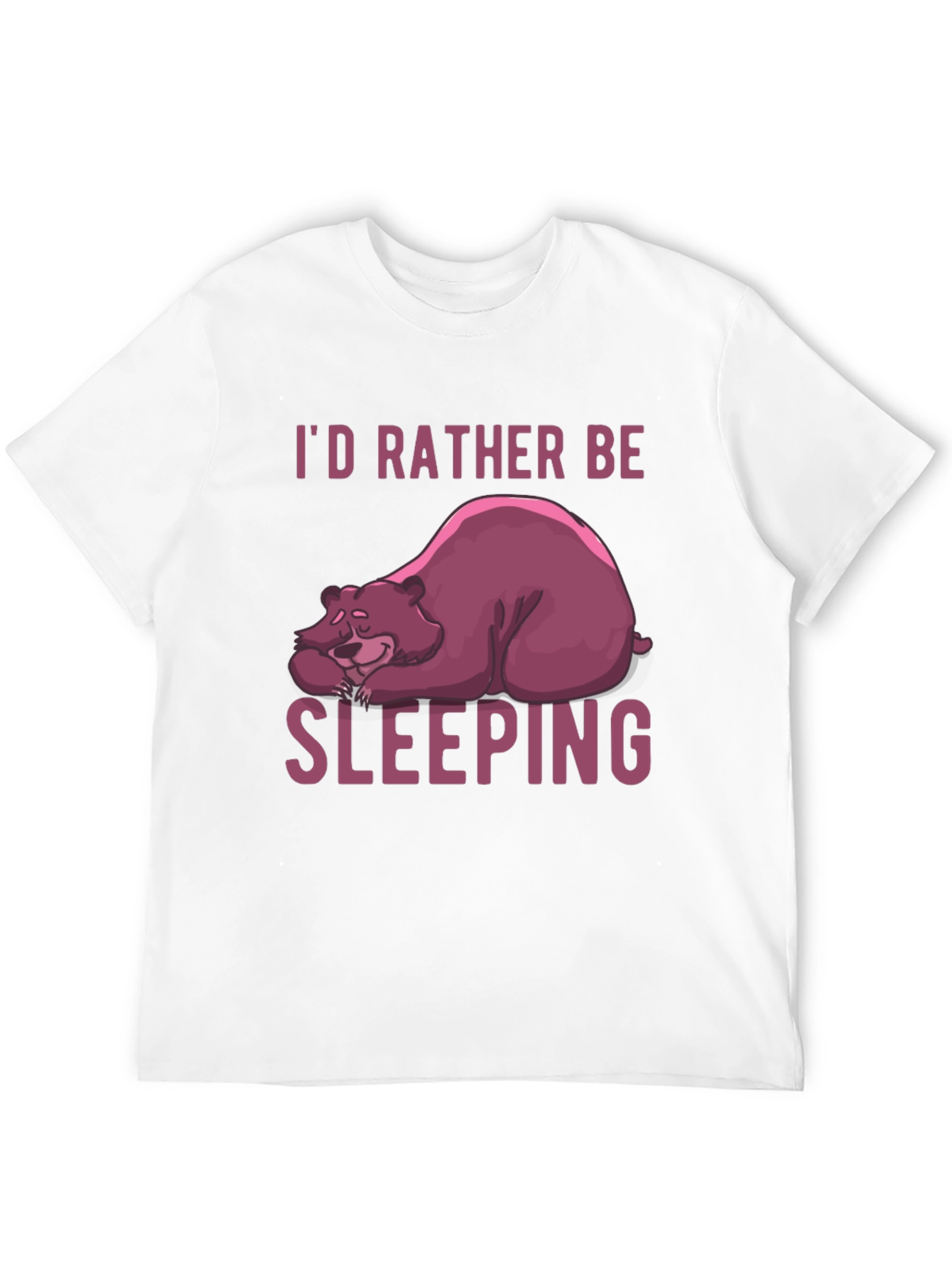 Id Rather Be Sleeping Bear Graphic Tee