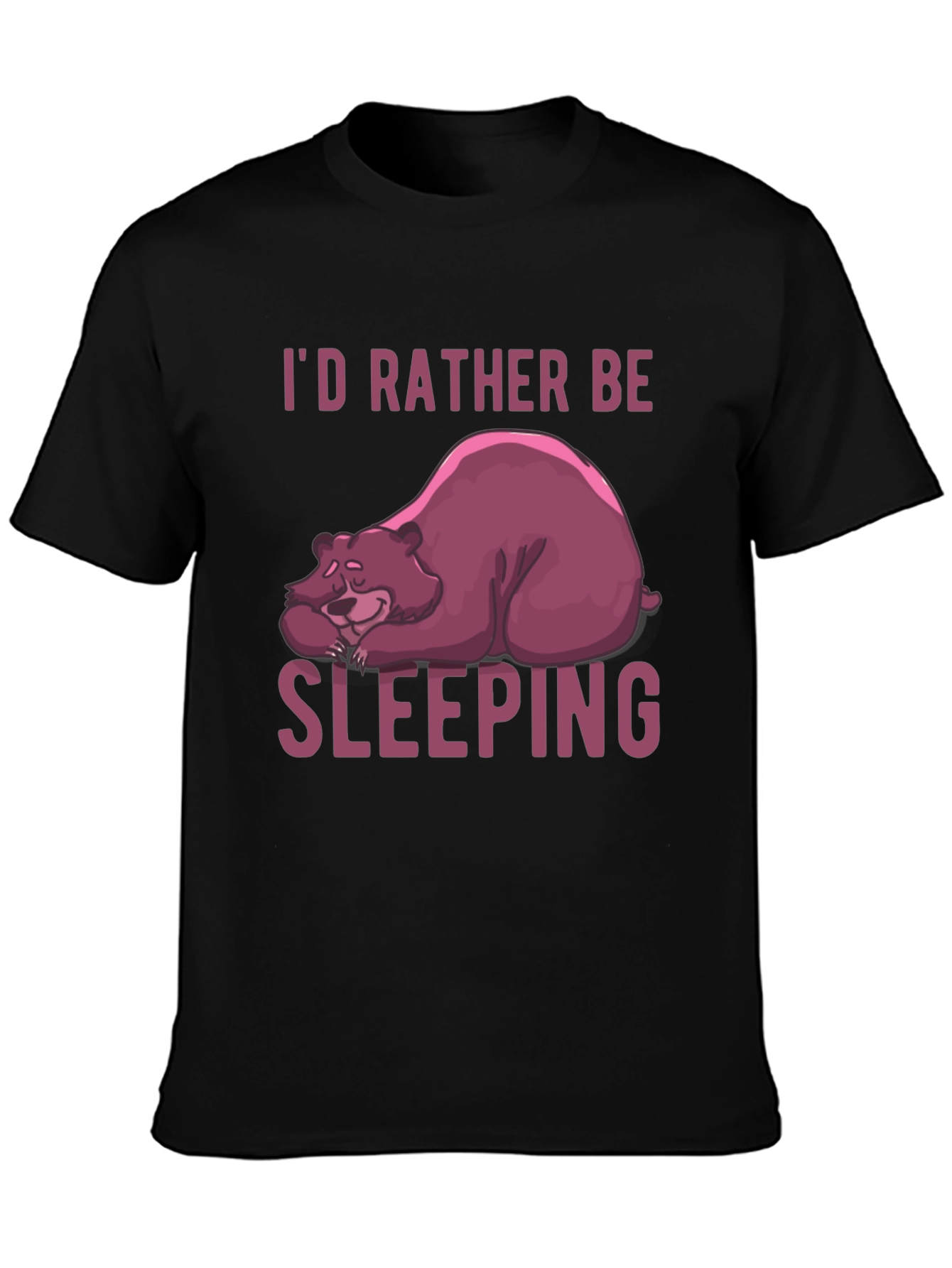 Id Rather Be Sleeping Bear Graphic Tee