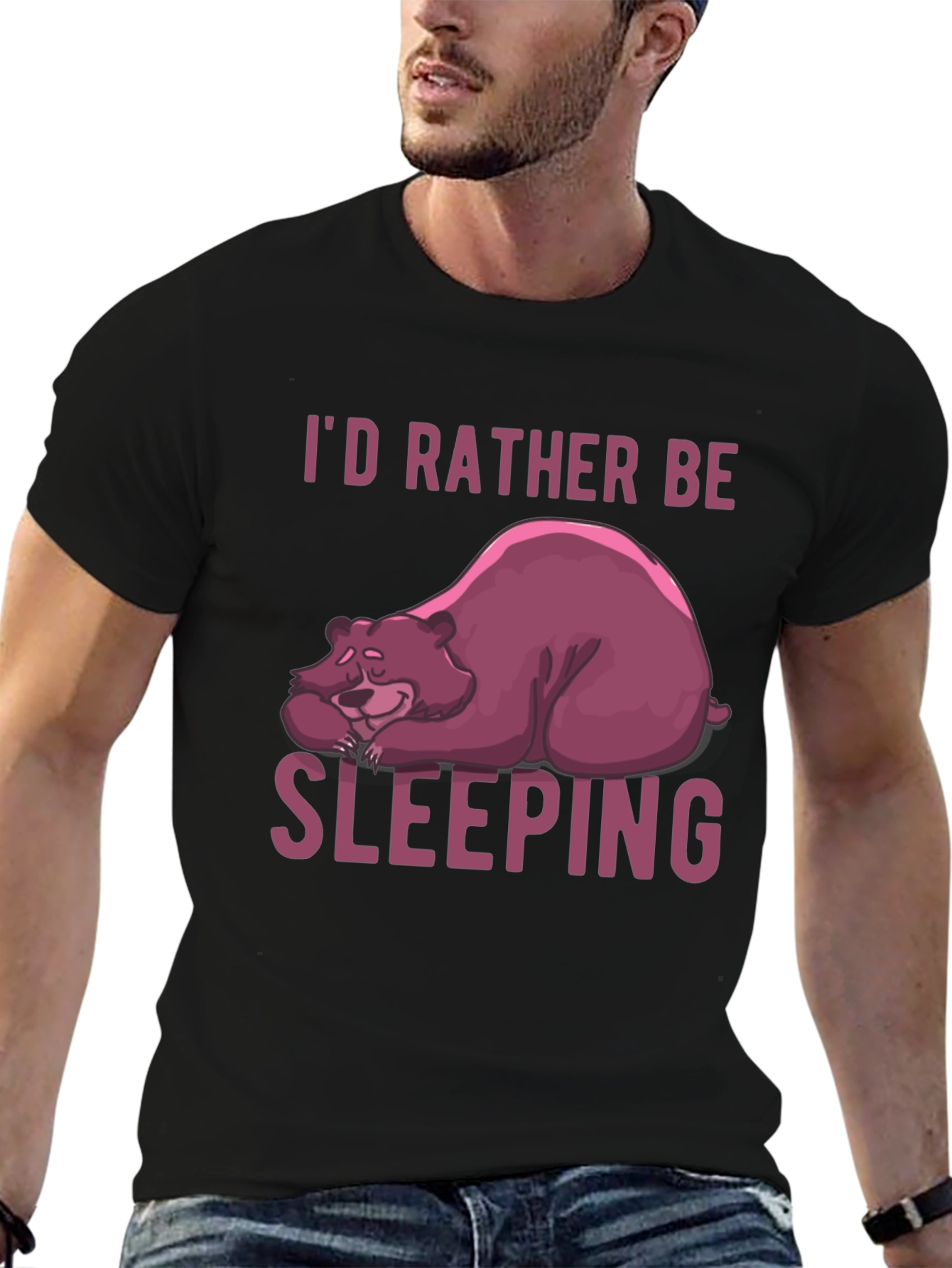 Id Rather Be Sleeping Bear Graphic Tee