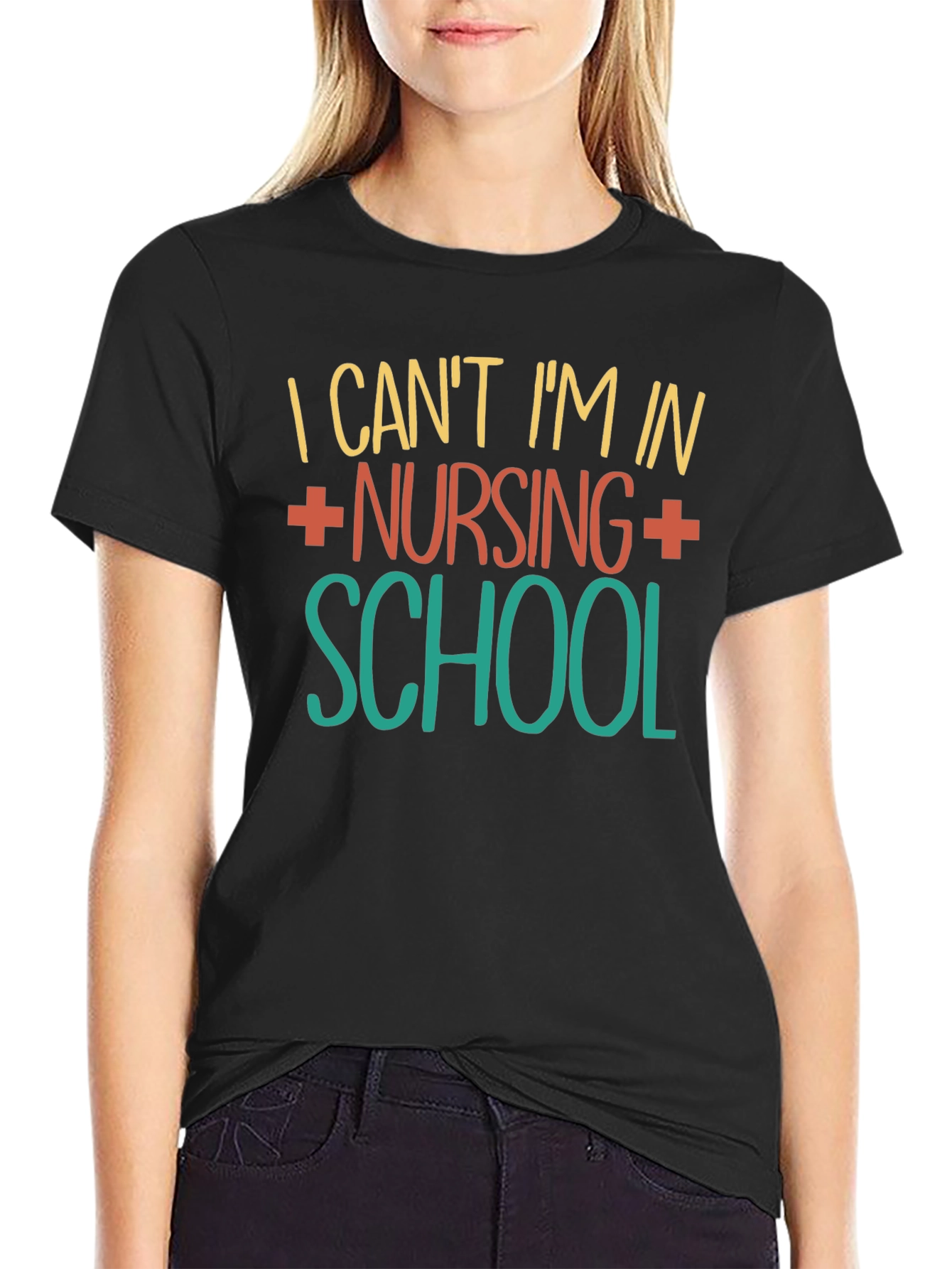 Nursing School T-Shirt - I Cant Im In...