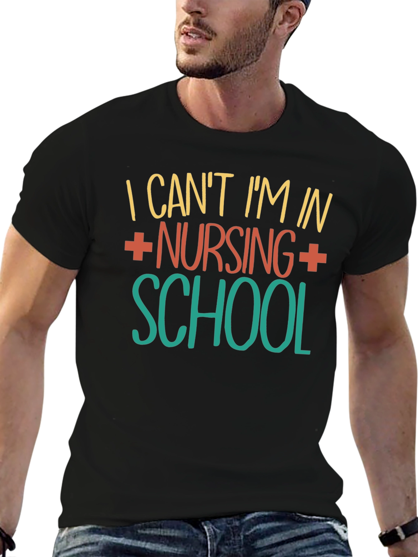 Nursing School T-Shirt - I Cant Im In...