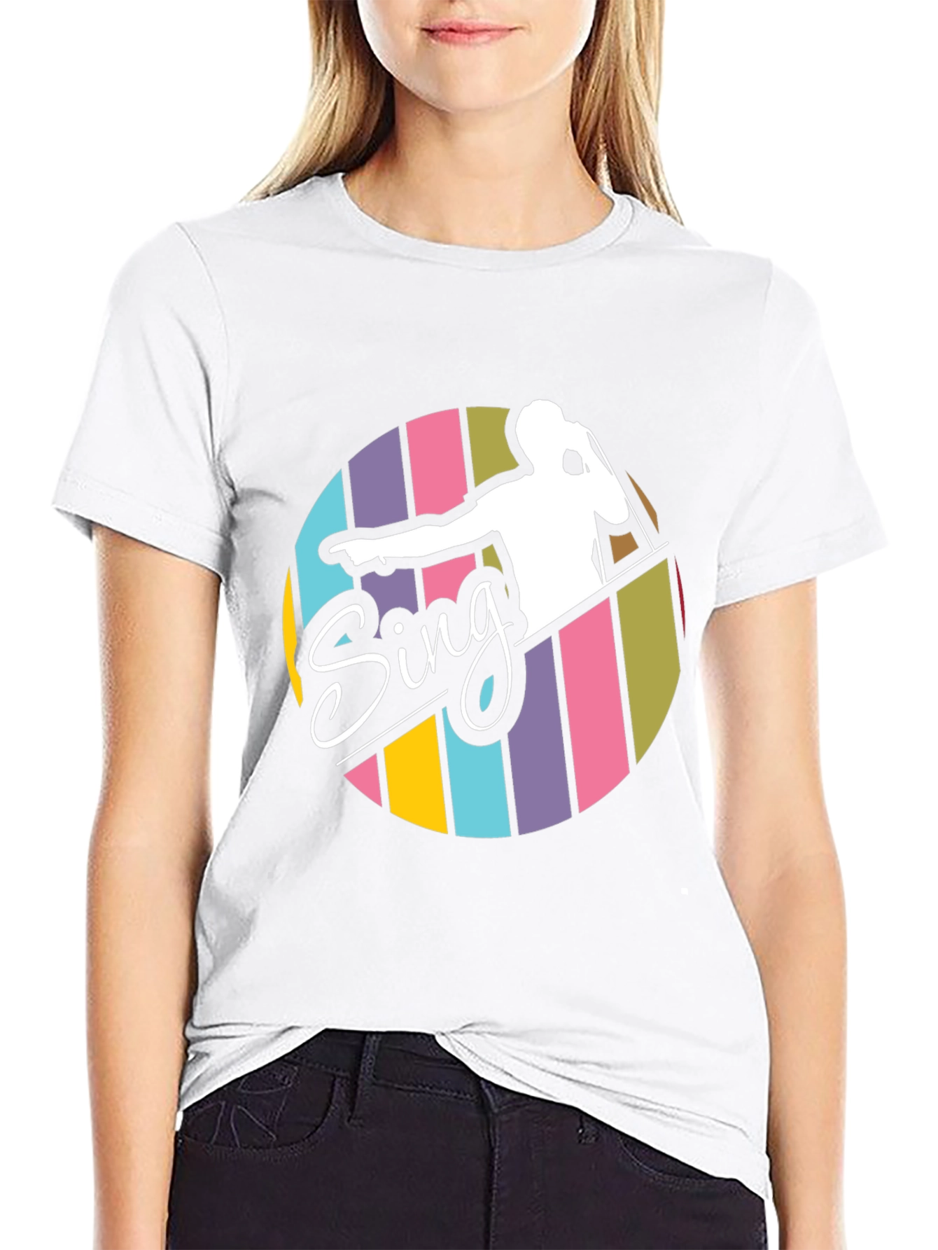 Retro Sing T-Shirt - Vocal Performance Tee