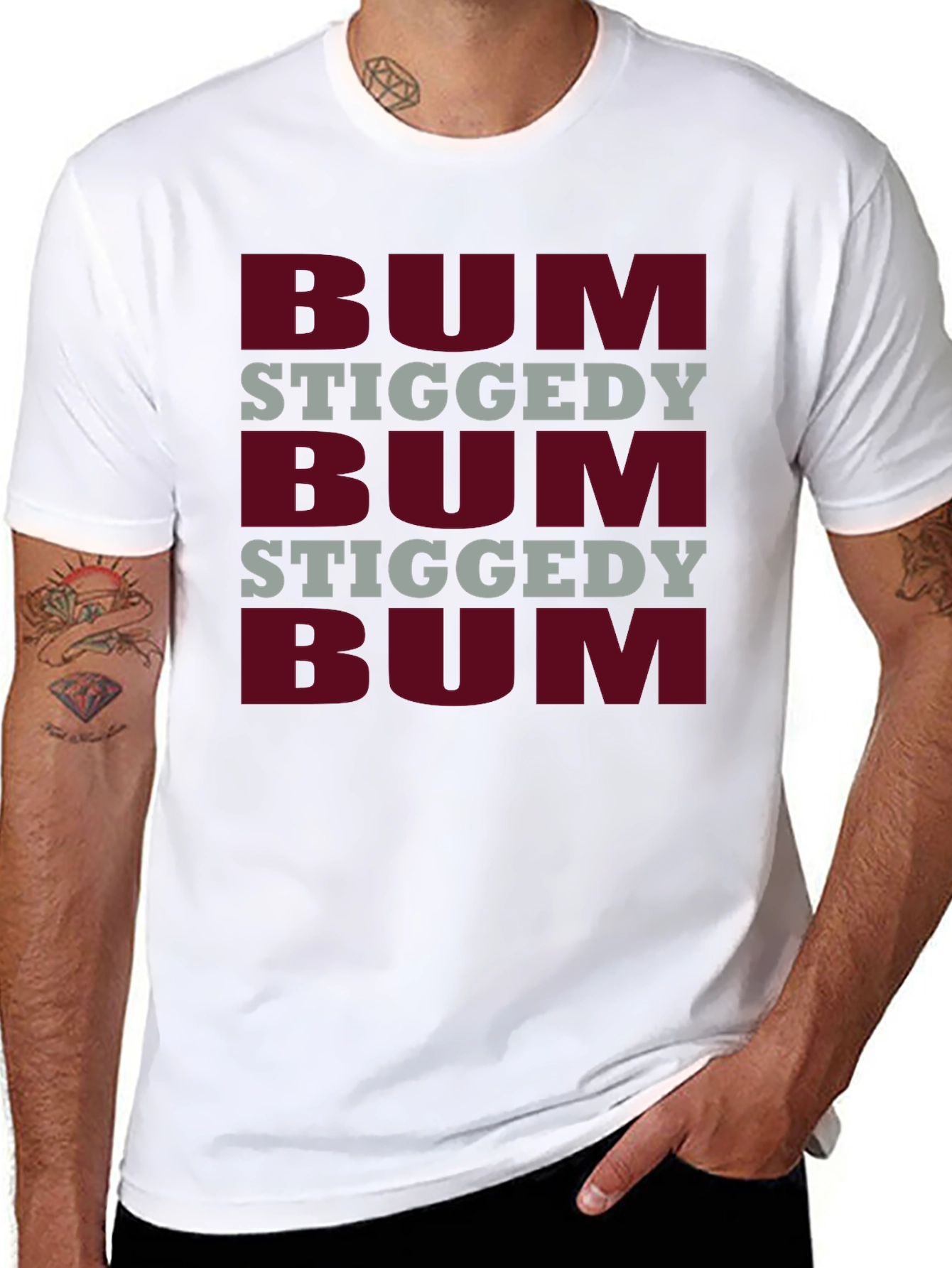 BUM Stiggedy Black Graphic Tee