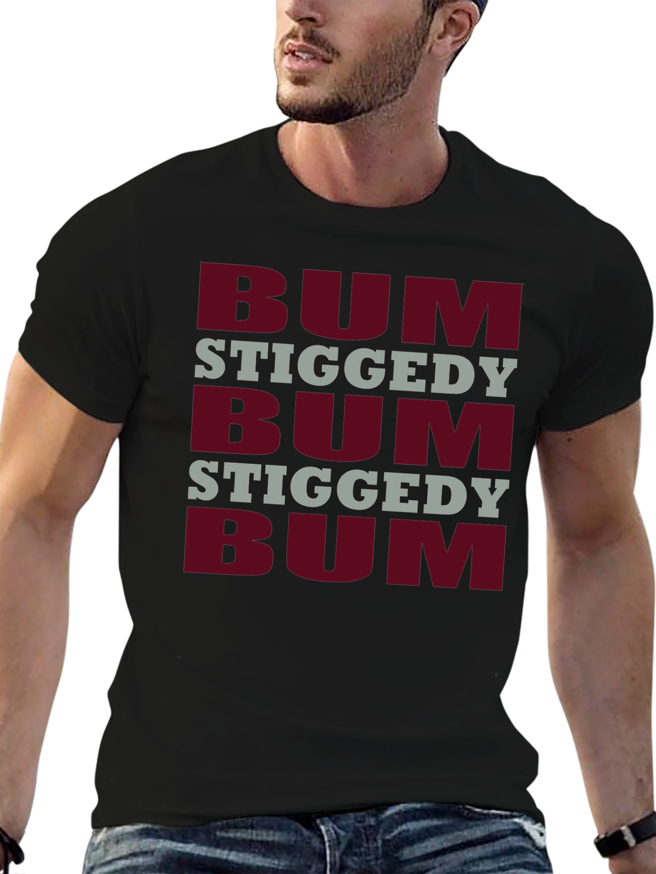 BUM Stiggedy Black Graphic Tee
