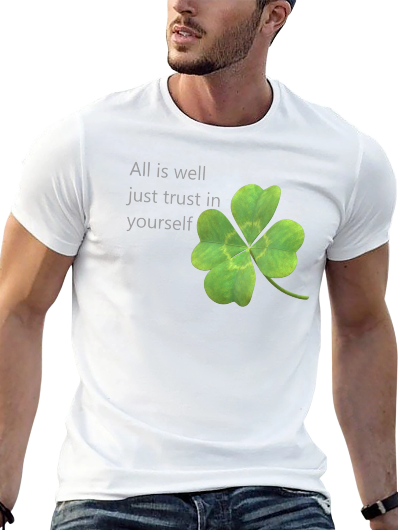 Lucky Clover Tee: All is Well - Trust Yourself