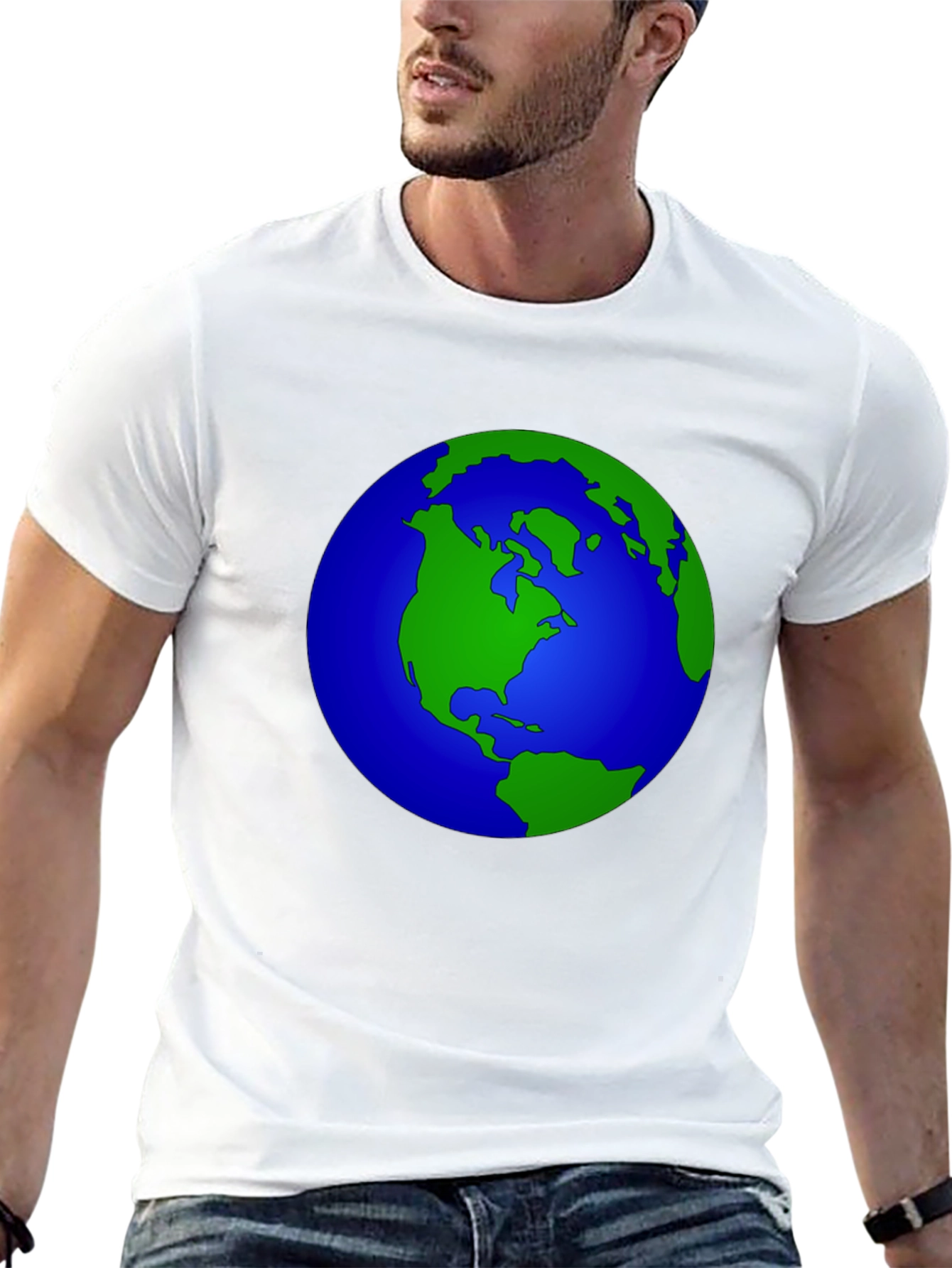 Earth Graphic T-Shirt - Black