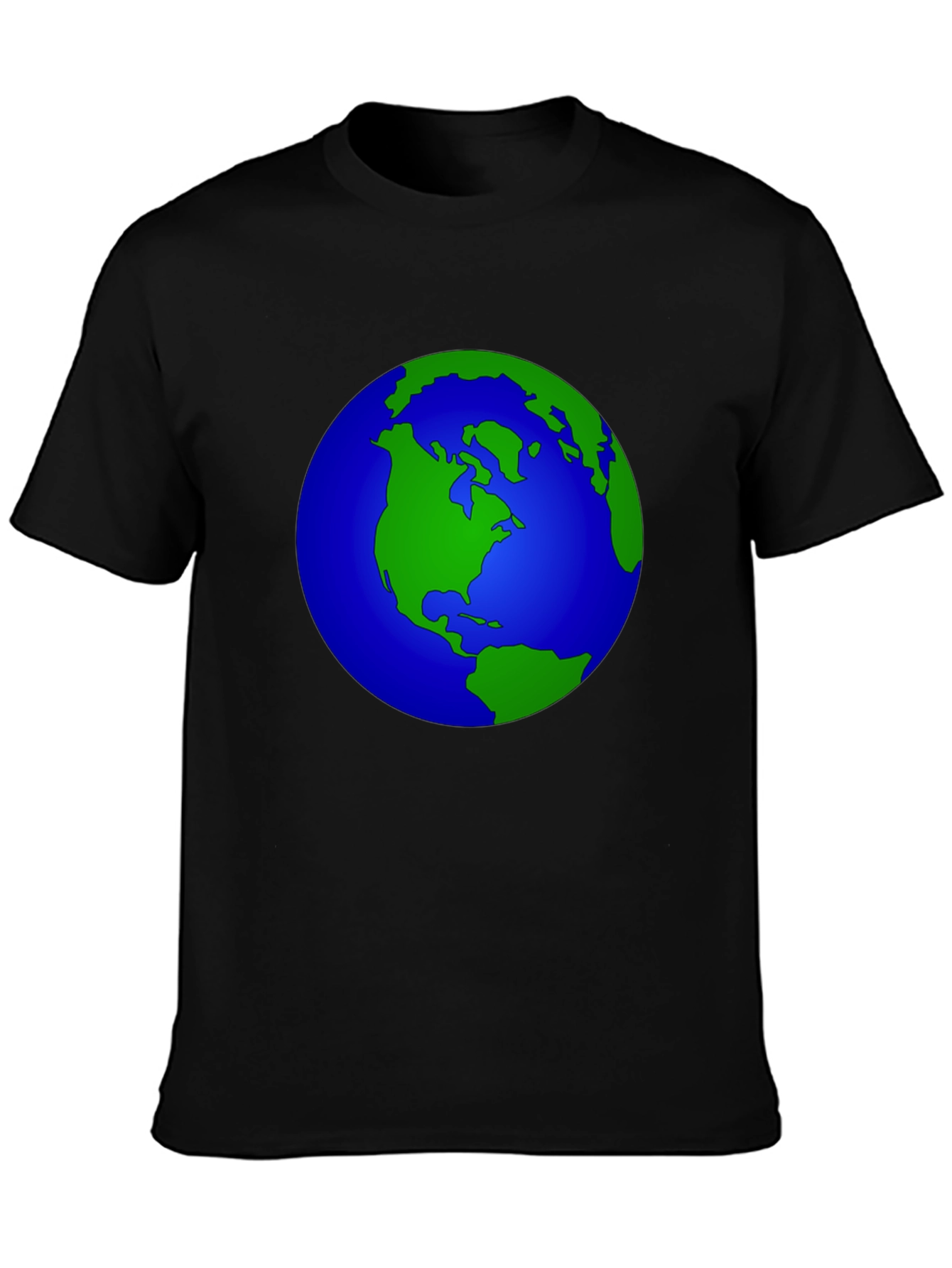 Earth Graphic T-Shirt - Black