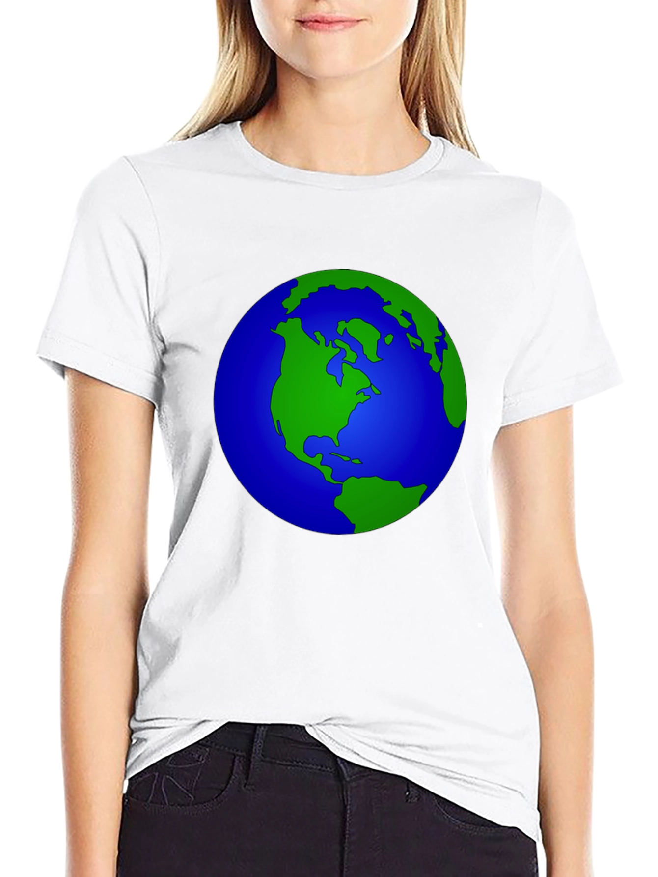 Earth Graphic T-Shirt - Black