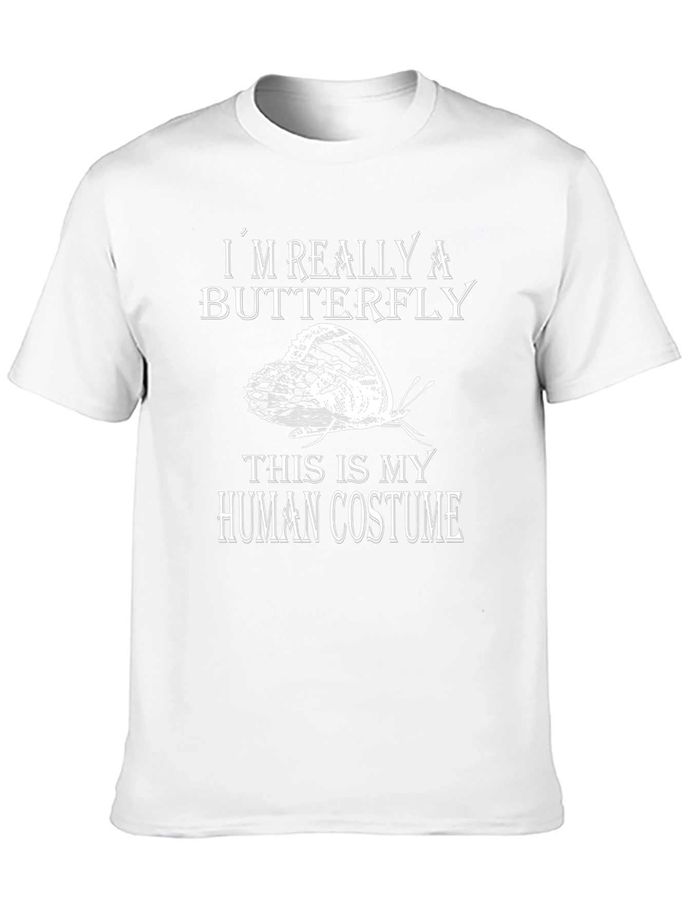 Butterfly Human Costume Funny Graphic Tee
