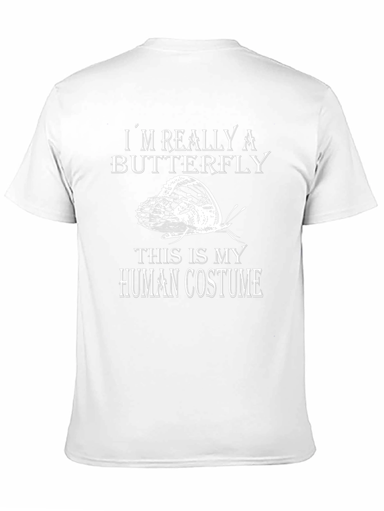 Butterfly Human Costume Funny Graphic Tee