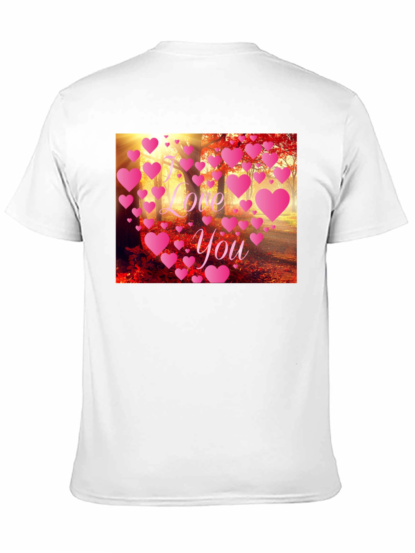 I Love You Forest Heart Graphic Tee