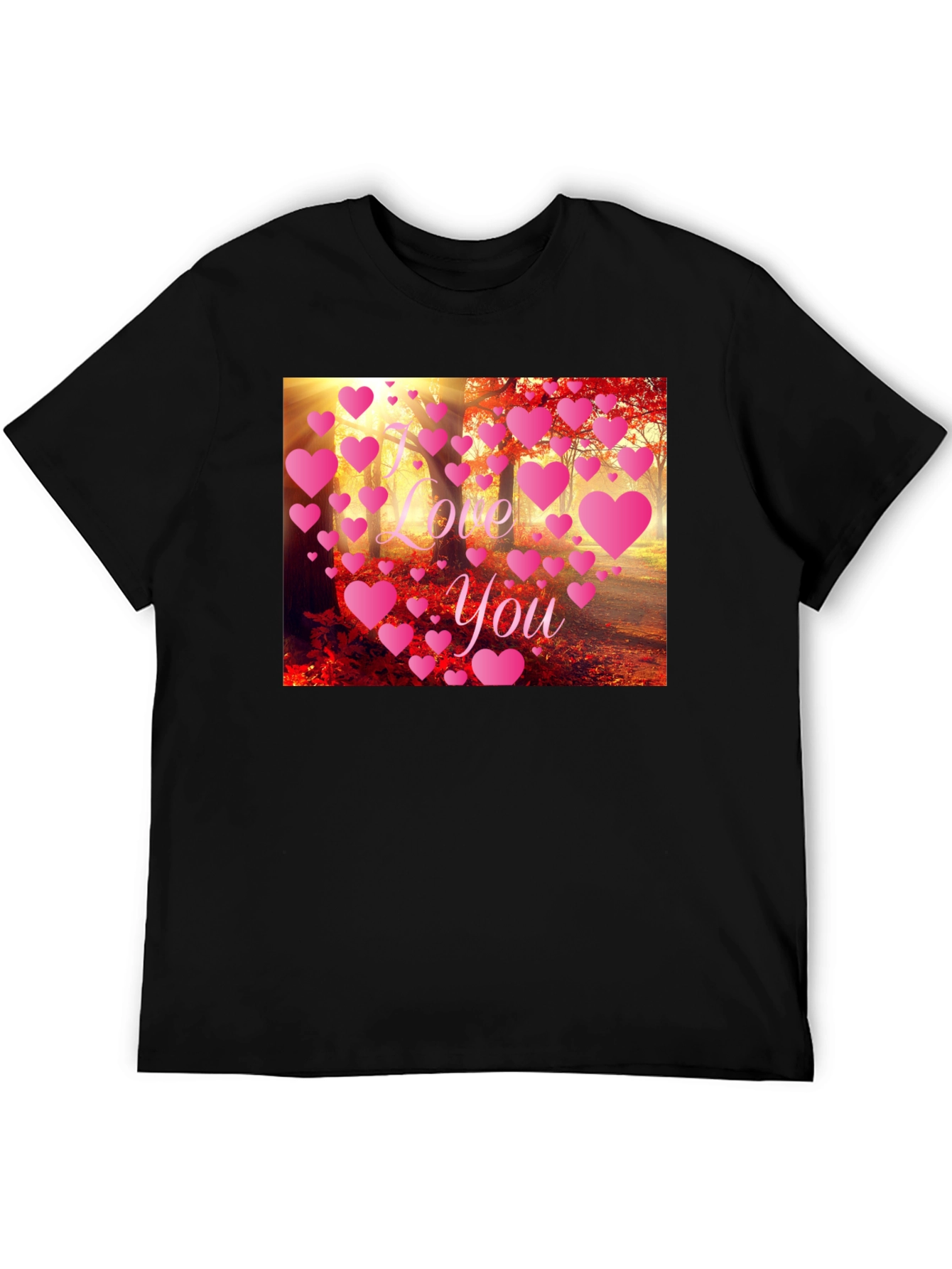 I Love You Forest Heart Graphic Tee