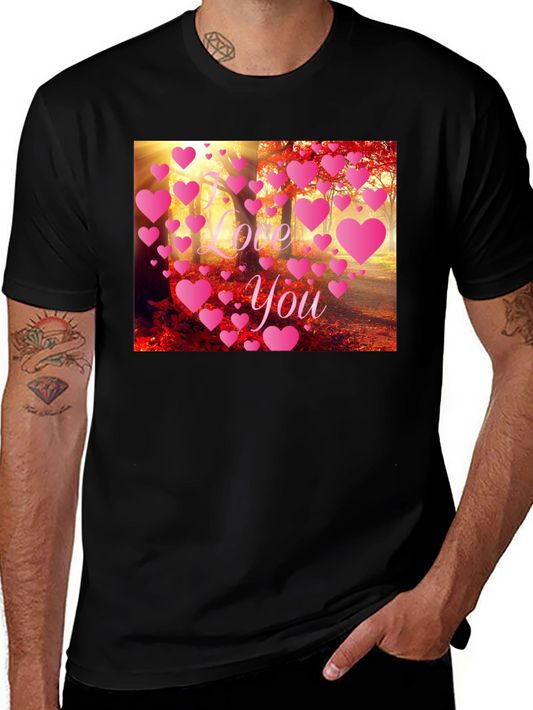 I Love You Forest Heart Graphic Tee