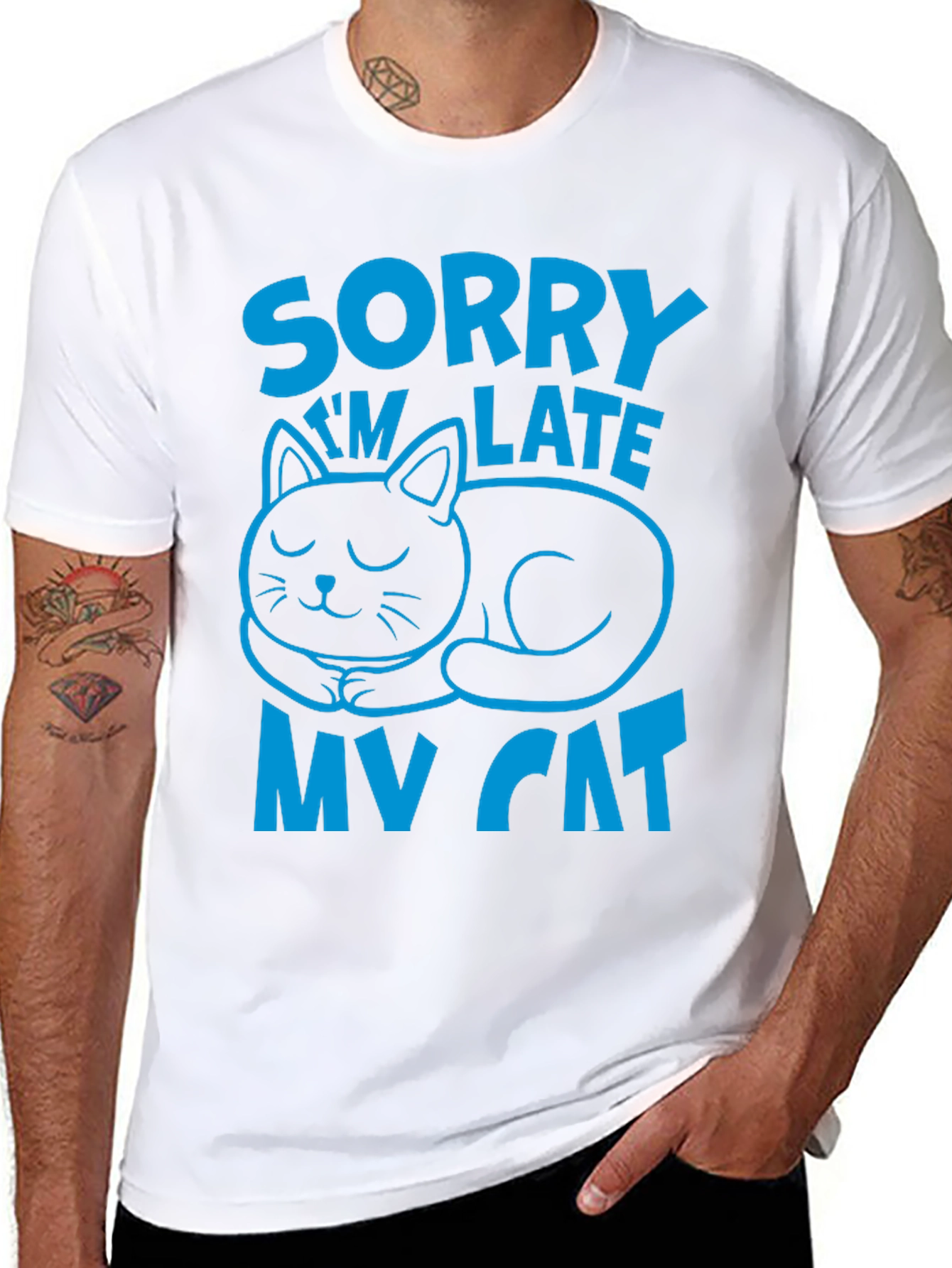 Sorry Im Late My Cat T-Shirt