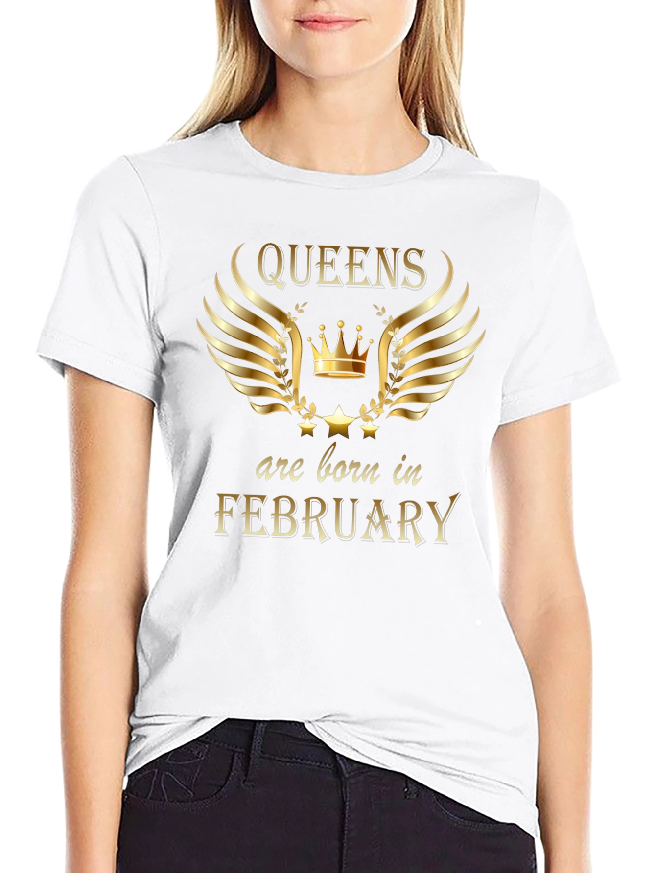 Queens are Born in February T-Shirt