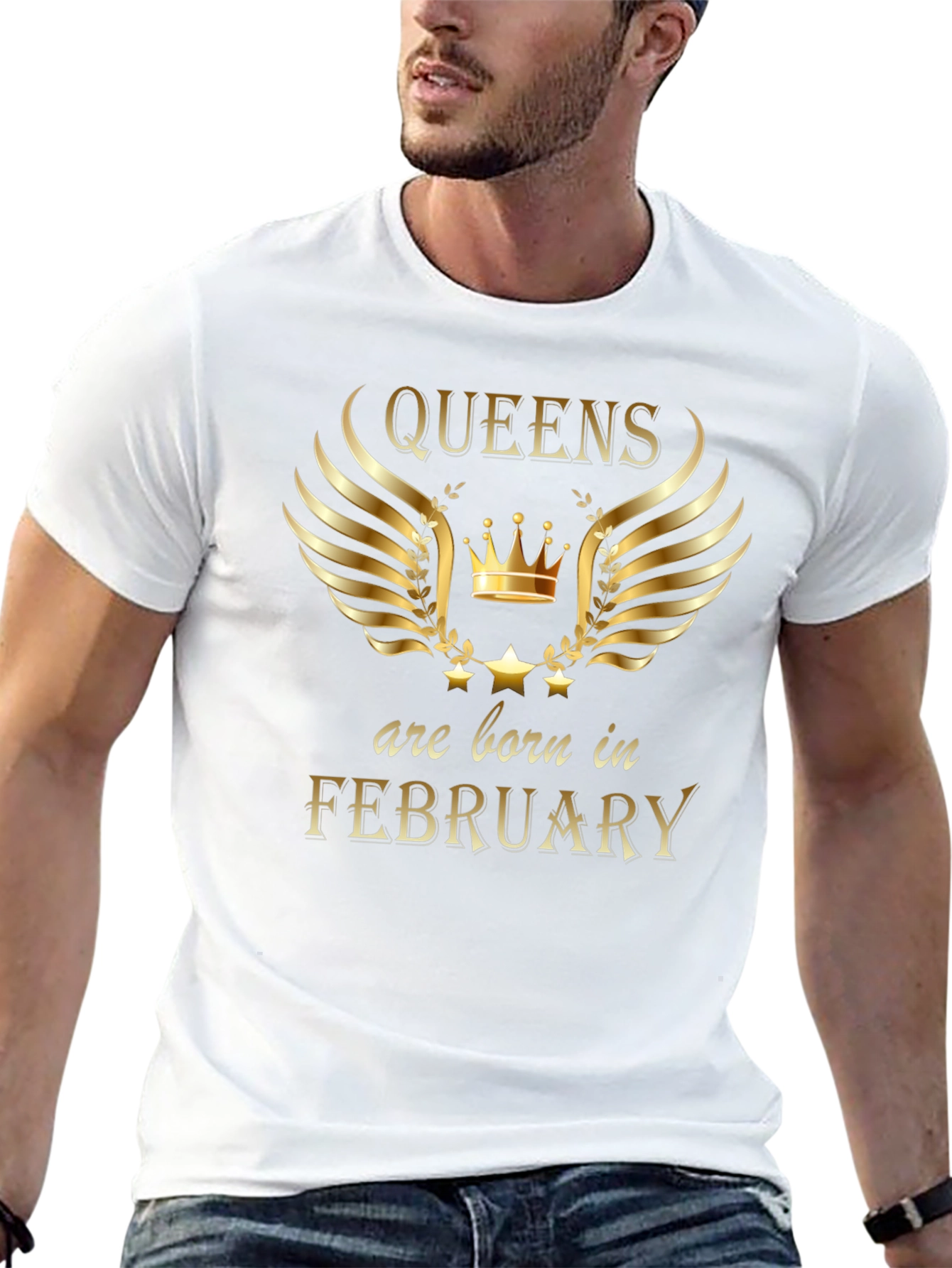 Queens are Born in February T-Shirt