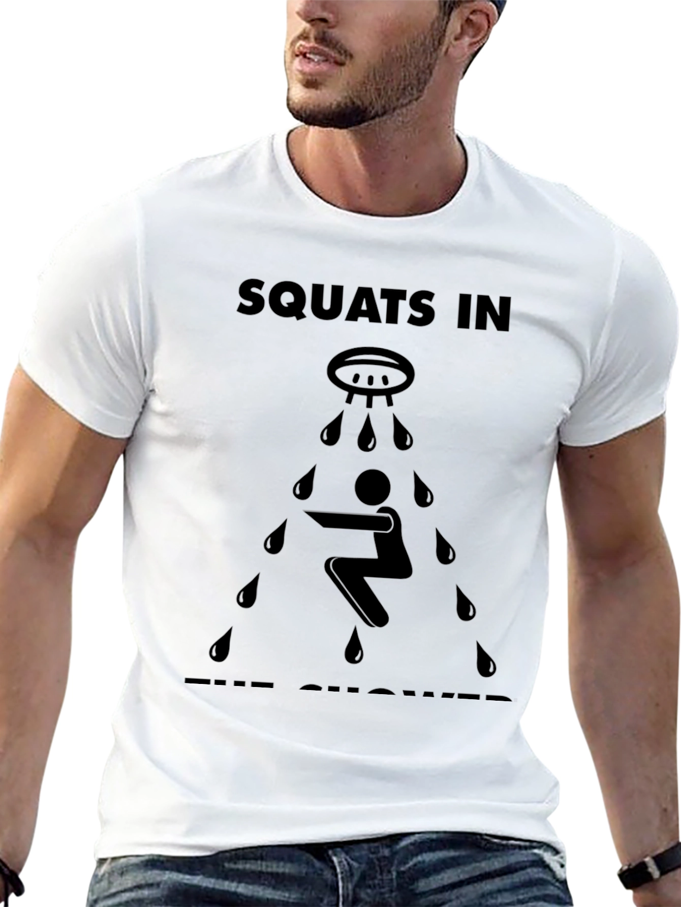 Squats in the Shower Graphic Tee