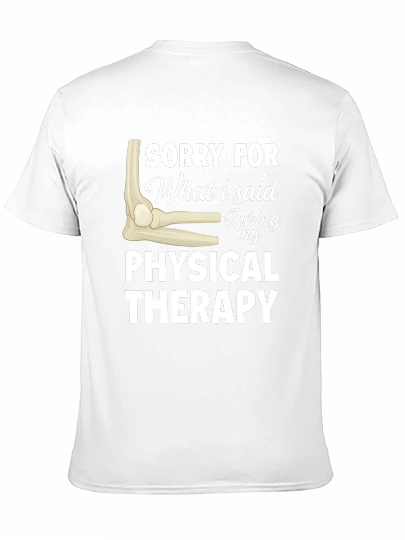 Funny Physical Therapy Sorry Elbow Graphic T-Shirt
