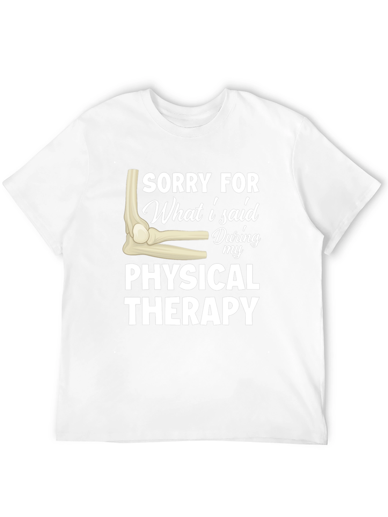 Funny Physical Therapy Sorry Elbow Graphic T-Shirt