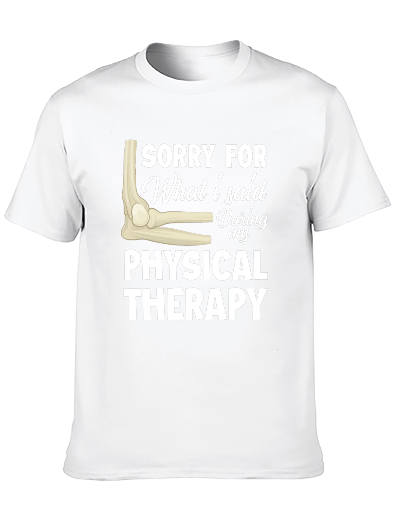 Funny Physical Therapy Sorry Elbow Graphic T-Shirt
