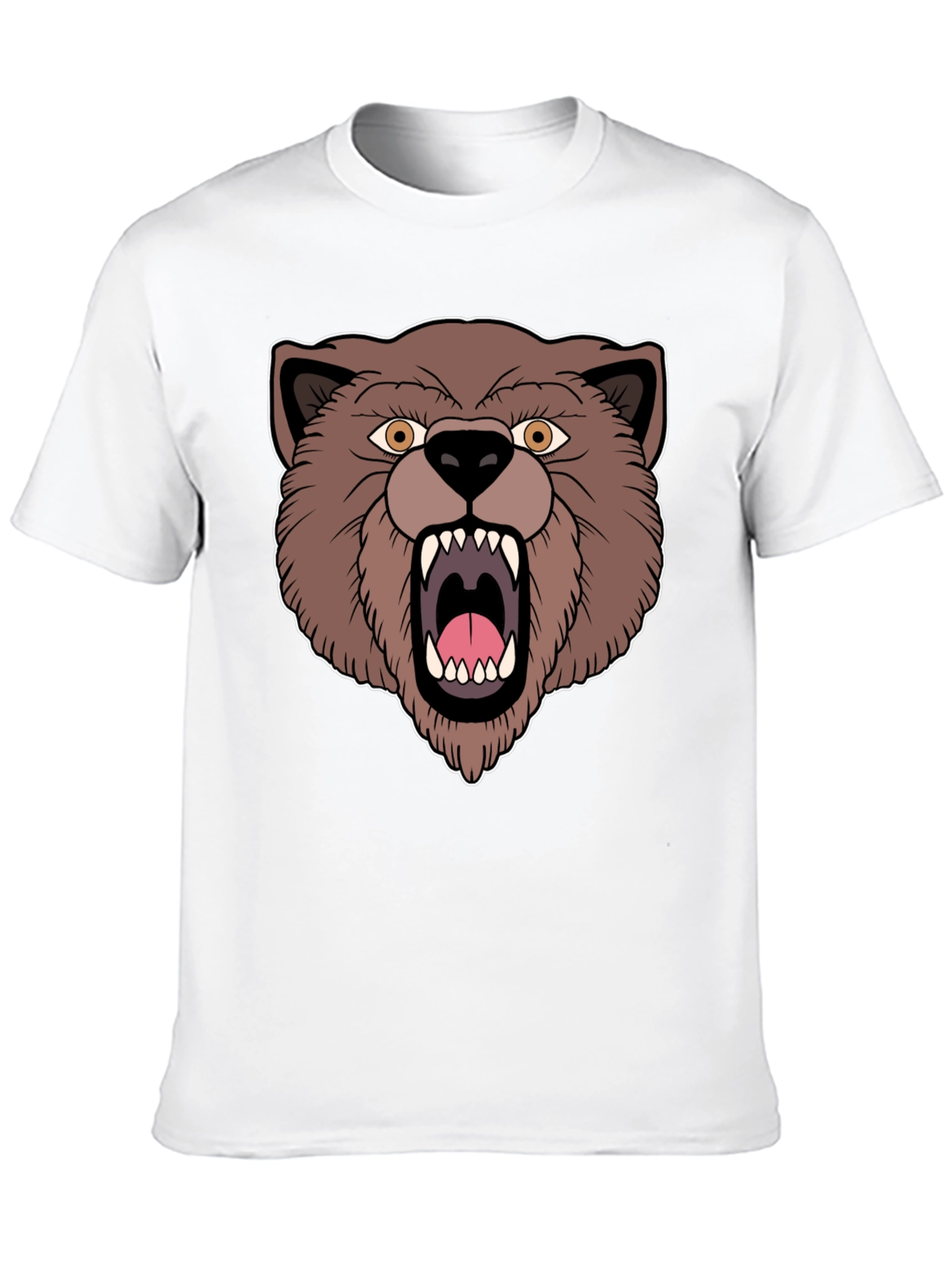 Grizzly Bear Graphic T-Shirt - Black
